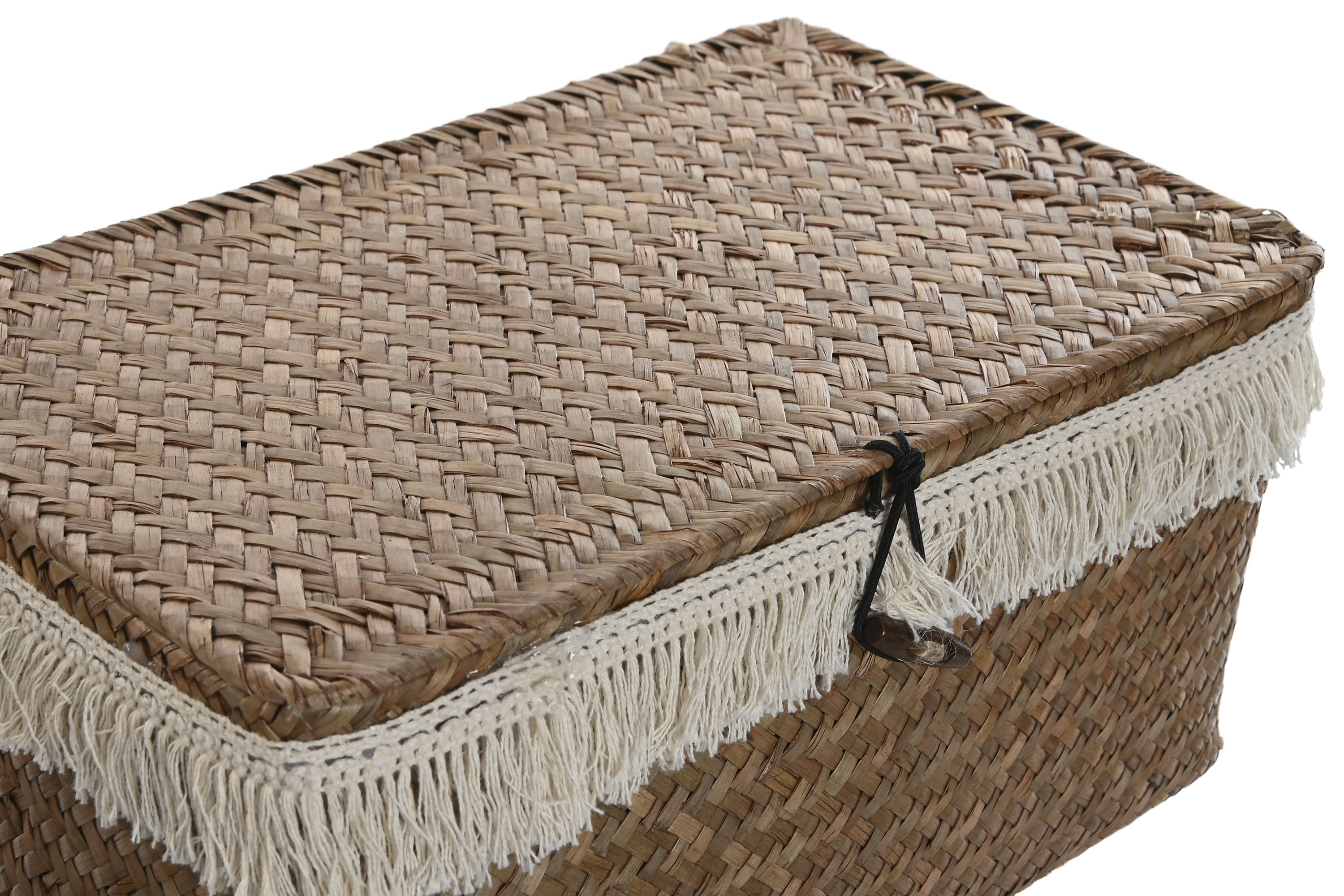 CESTA FIBRA 30X18X14CM DECAPE NATURAL 2