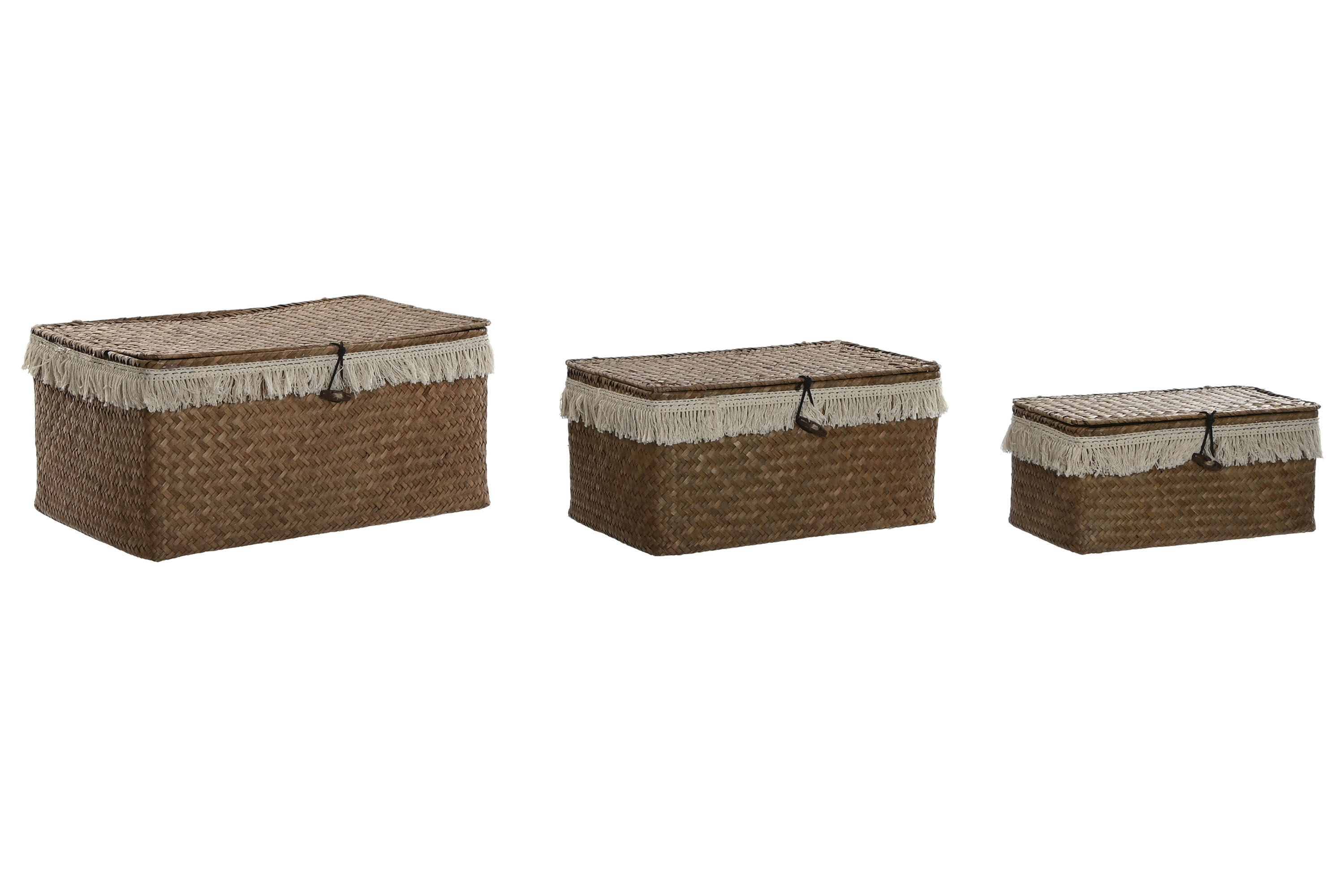 CESTA FIBRA 30X18X14CM DECAPE NATURAL