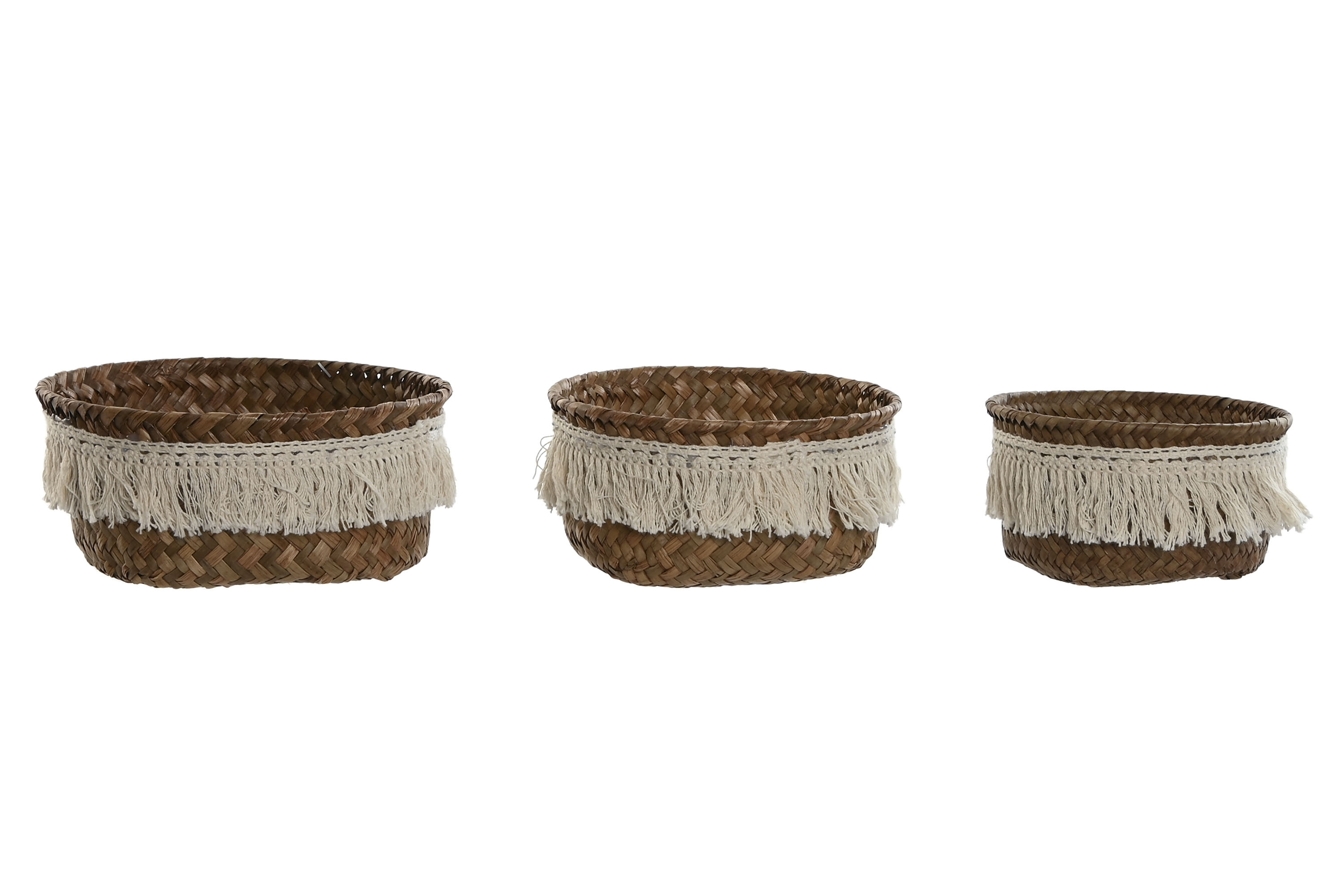 CESTA  FIBRA 16X16X6 DECAPE NATURAL