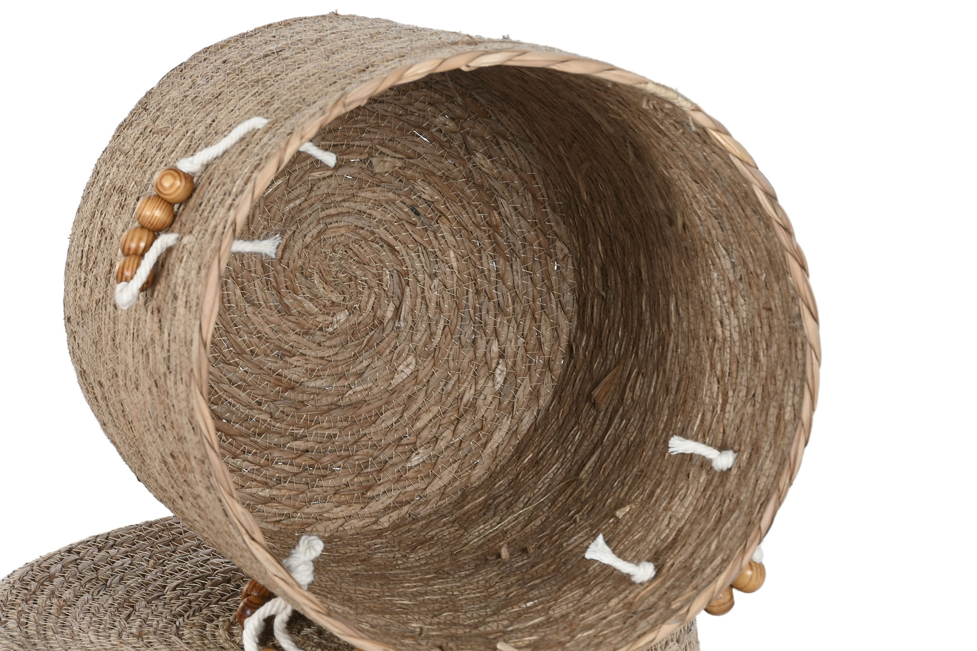 CESTA FIBRA 33X33X35 NATURAL 4
