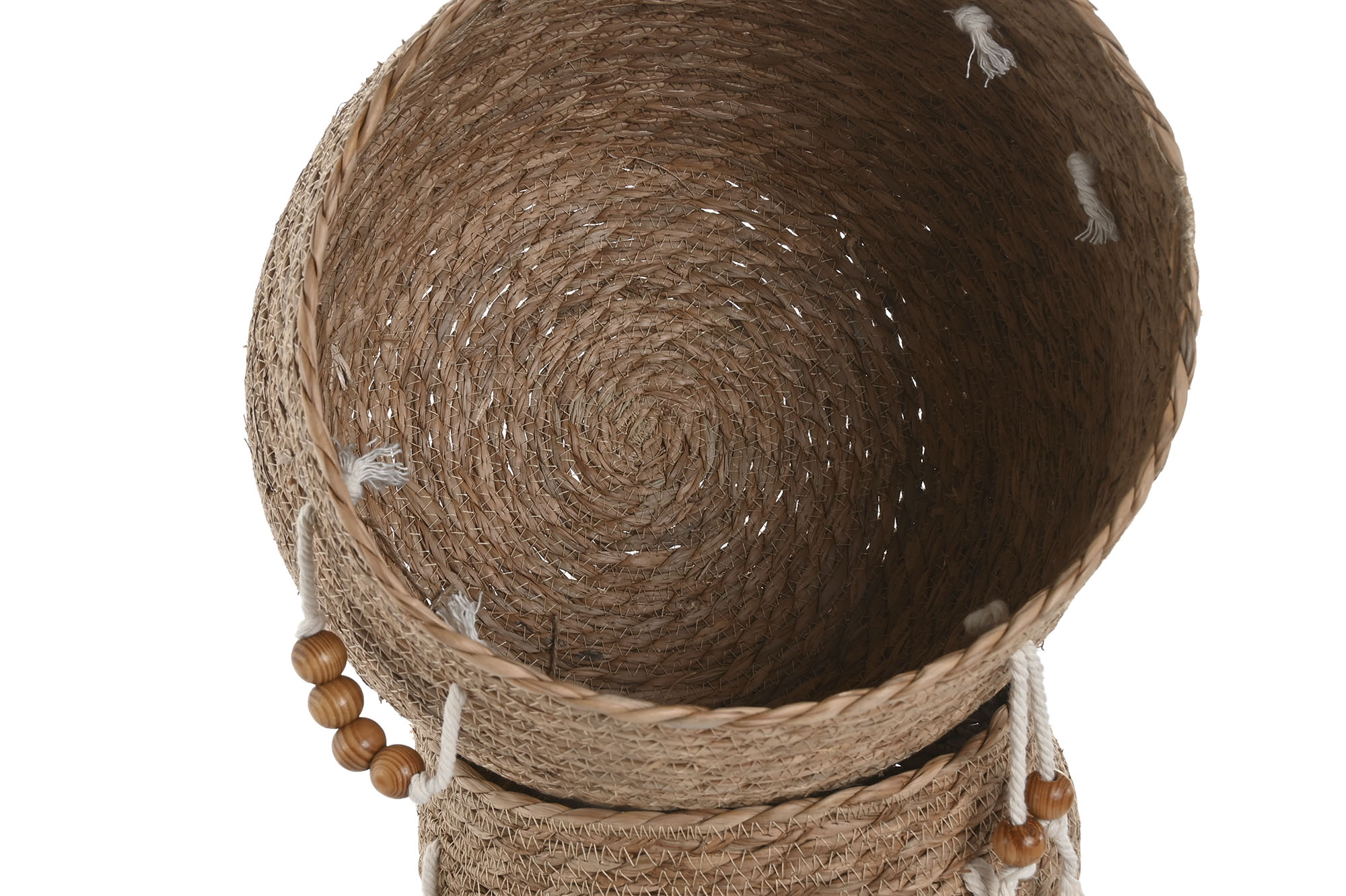 CESTA FIBRA 29X29X24 NATURAL 4