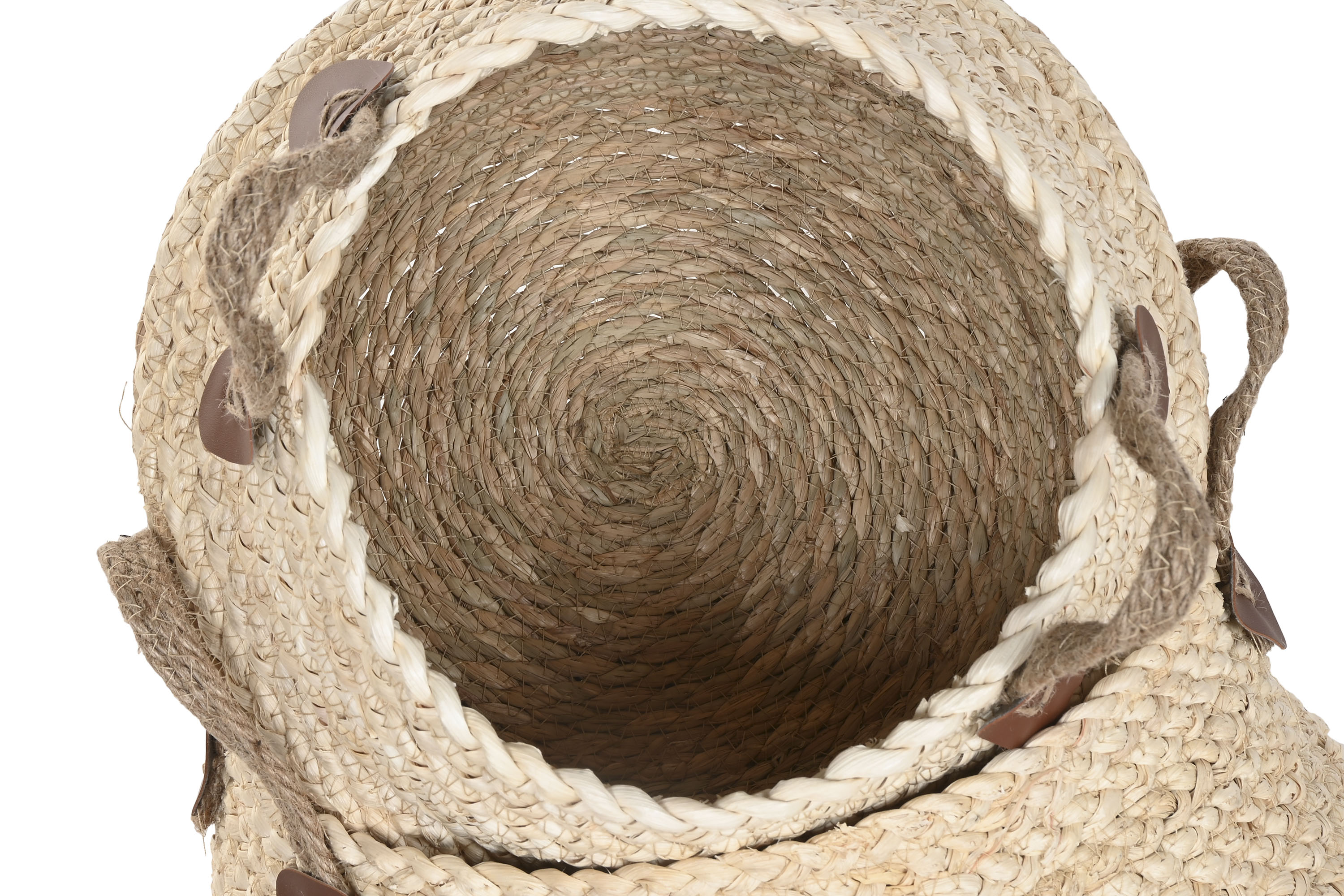 CESTA  FIBRA 27X27X28  NATURAL 3