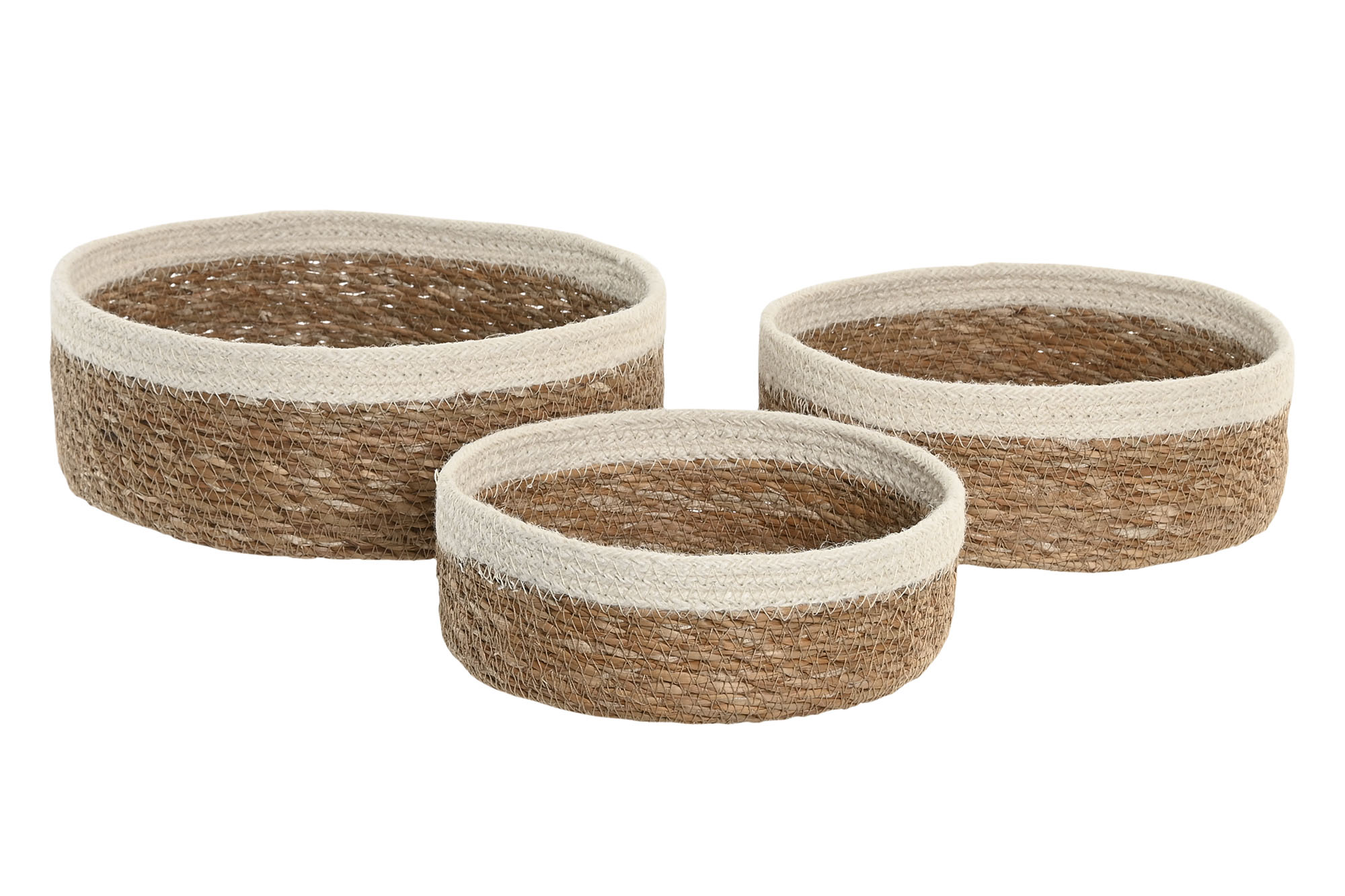 CESTA  SEAGRASS YUTE 25X25X9 NATURAL 4