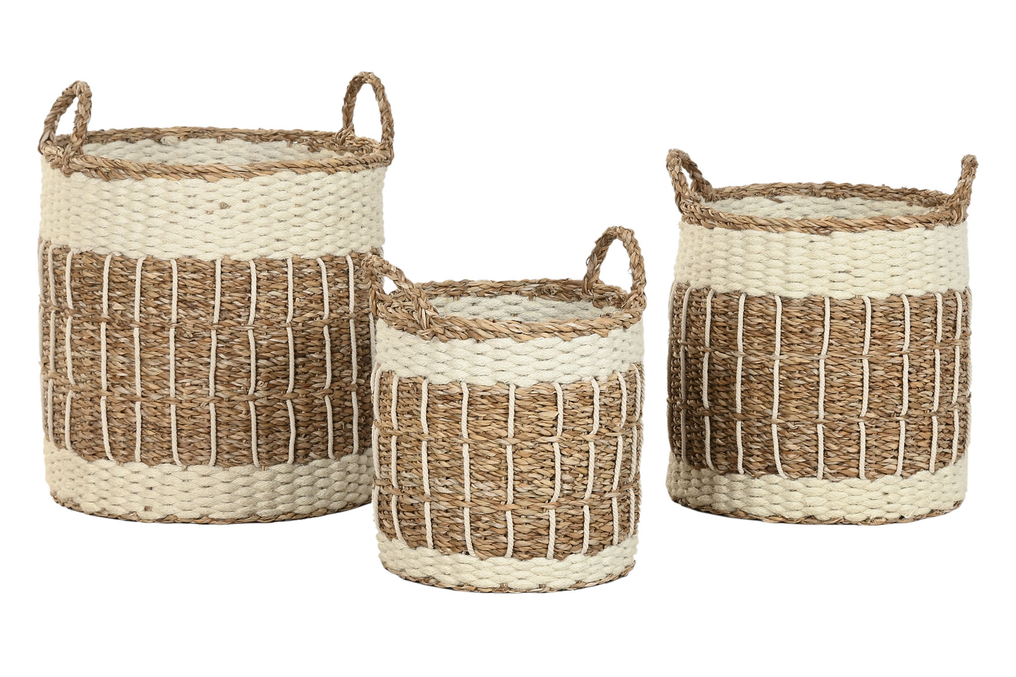 CESTA SEAGRASS YUTE 35X35X42 NATURAL 4