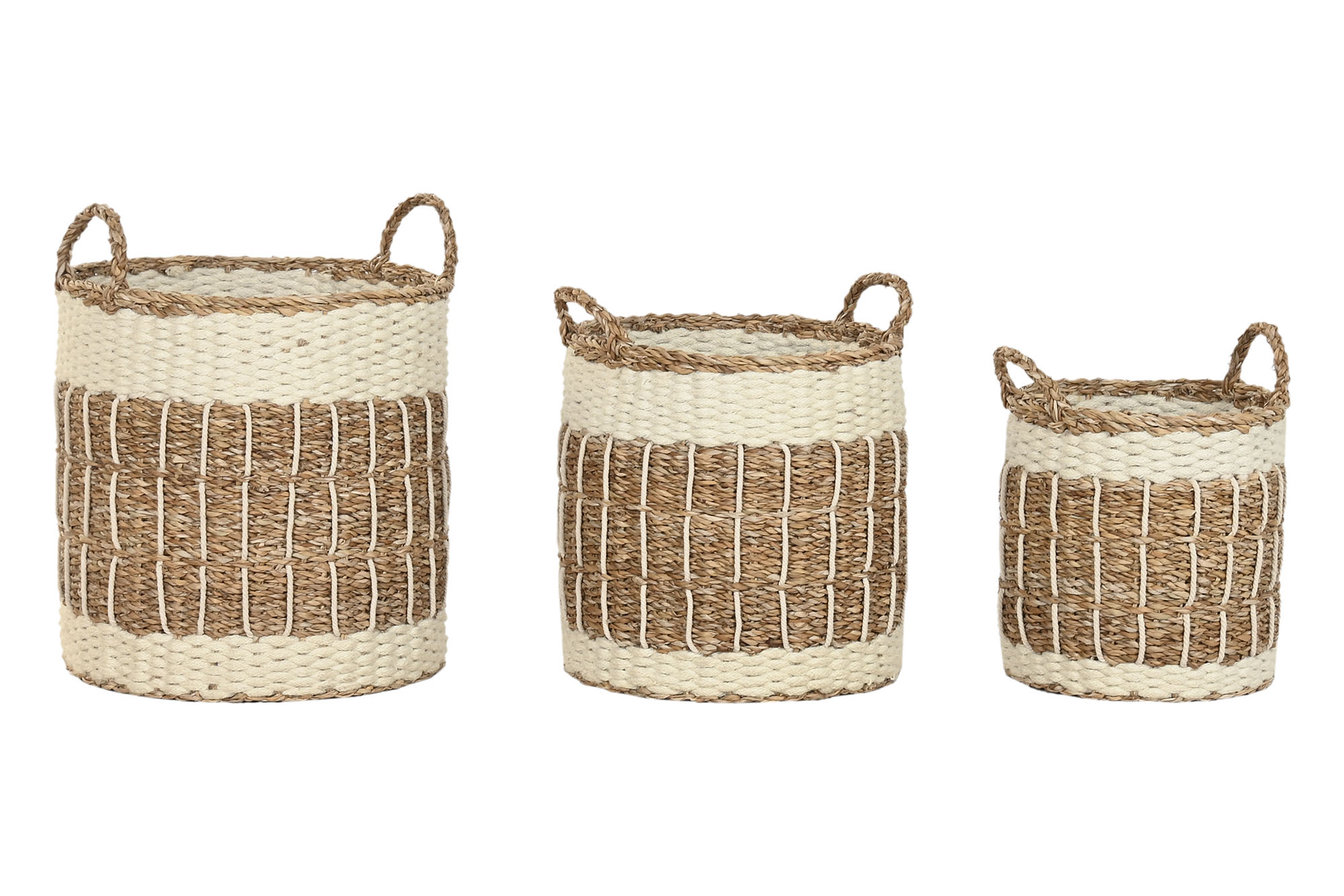 CESTA SEAGRASS YUTE 30X30X38 NATURAL