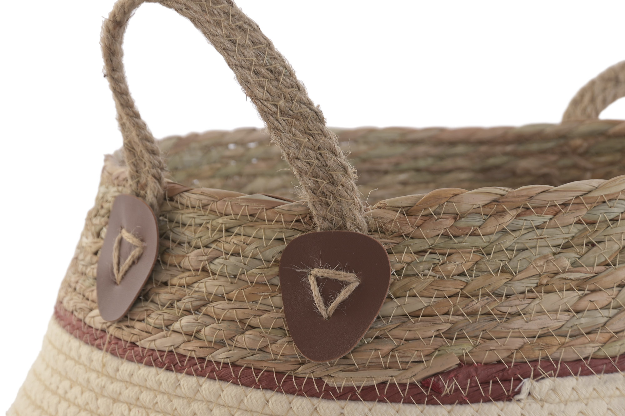 CESTA FIBRA ALGODON 41X41X37 MELOCOTON 2