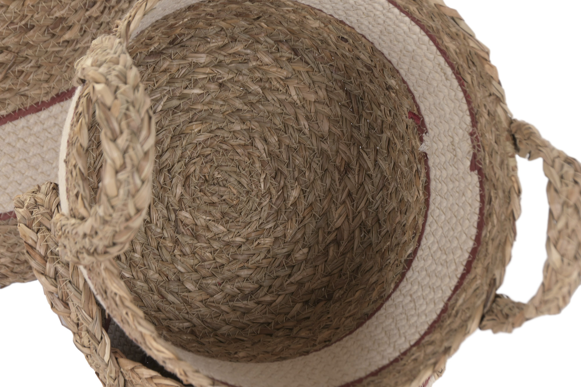 CESTA FIBRA ALGODON 28X28X32 MELOCOTON 2