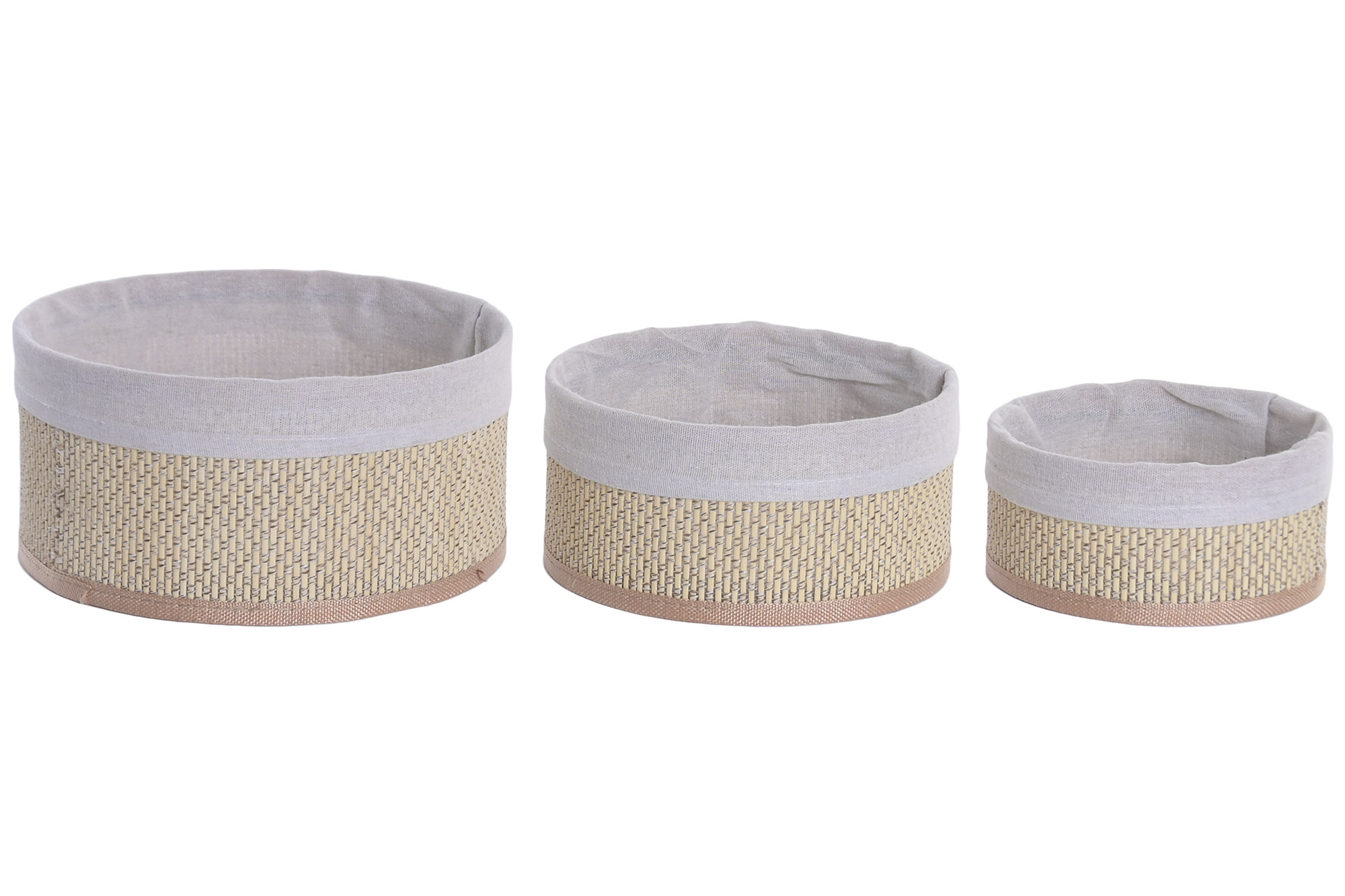 CESTA  BAMBU 25X25X12 NATURAL