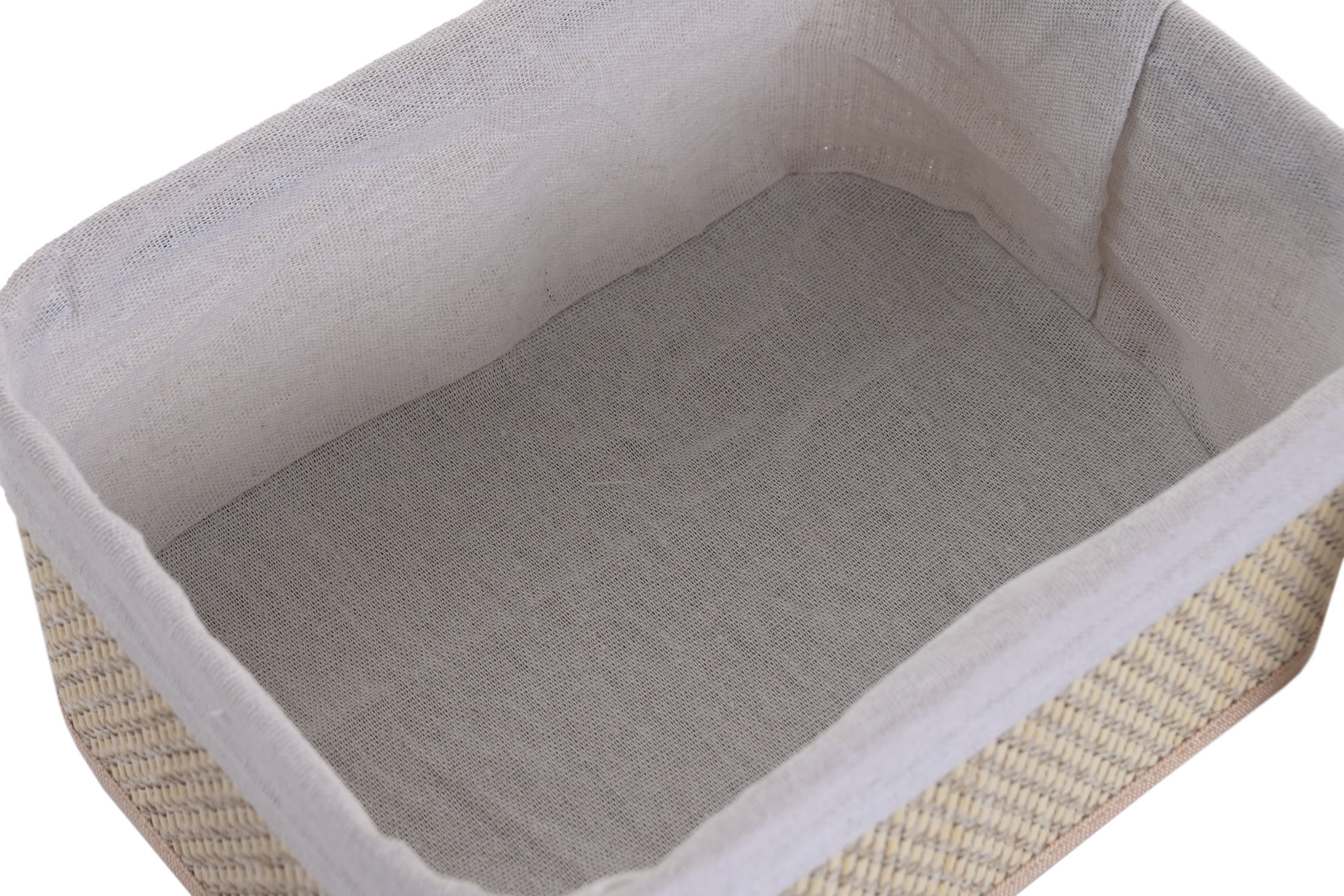 CESTA BAMBU 26X19X12 NATURAL 4