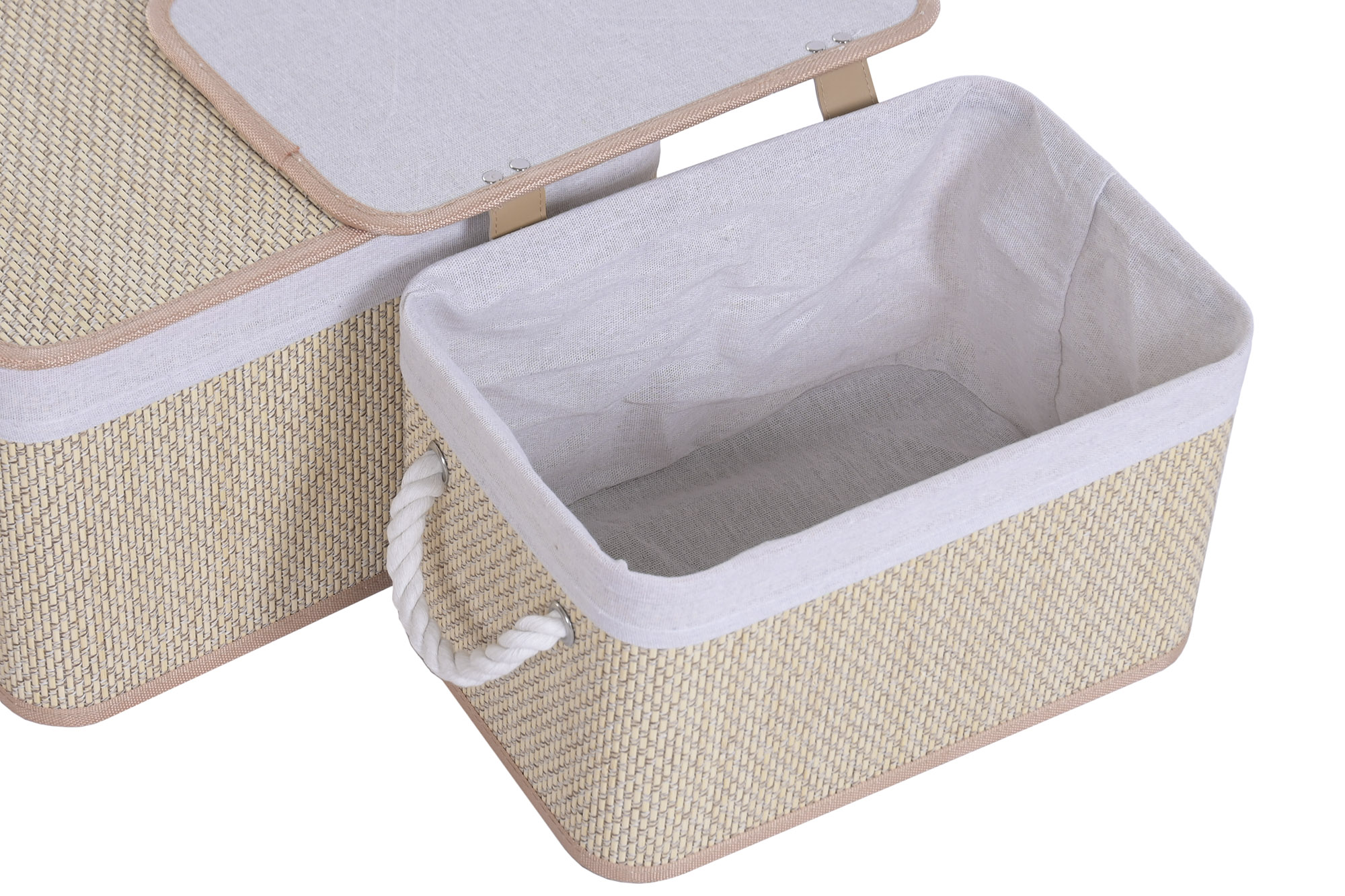CESTA  BAMBU 39X29X24 NATURAL 5