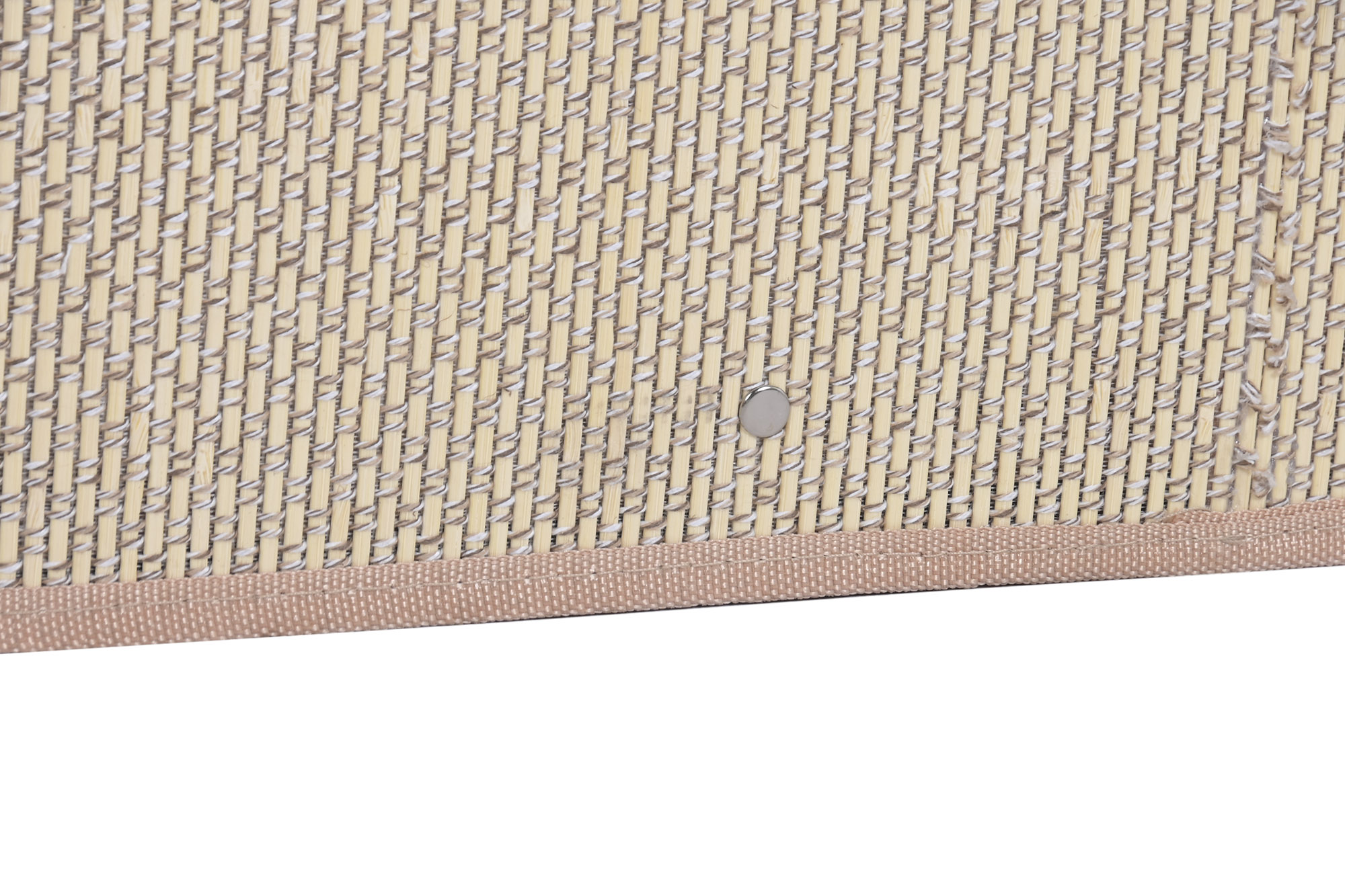 CESTA ROPA BAMBU 30X40X60 PLEGABLE NATURAL 4