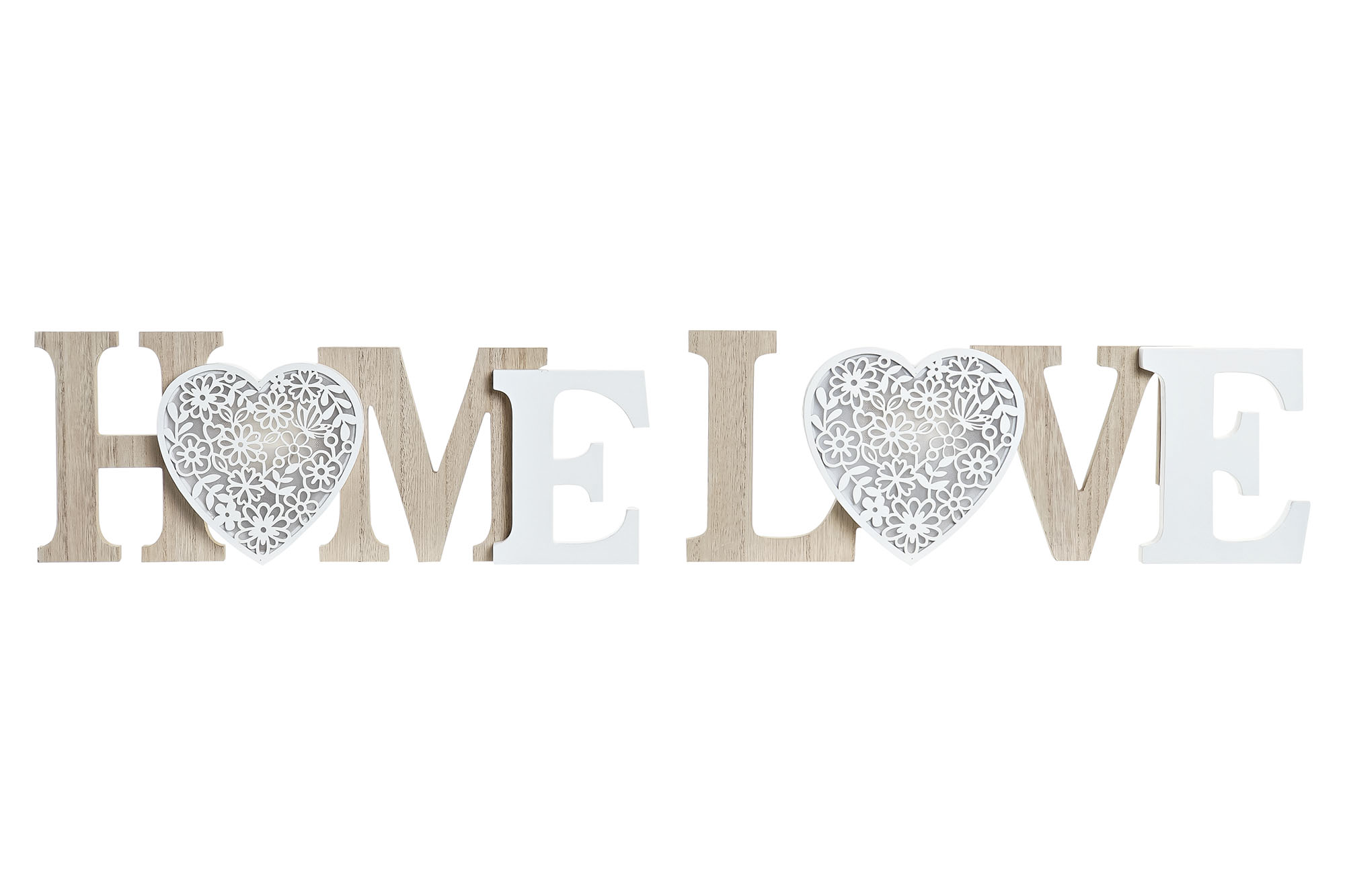DECORACION LUMINOSA LED MDF 42,5X4X15 LOVE