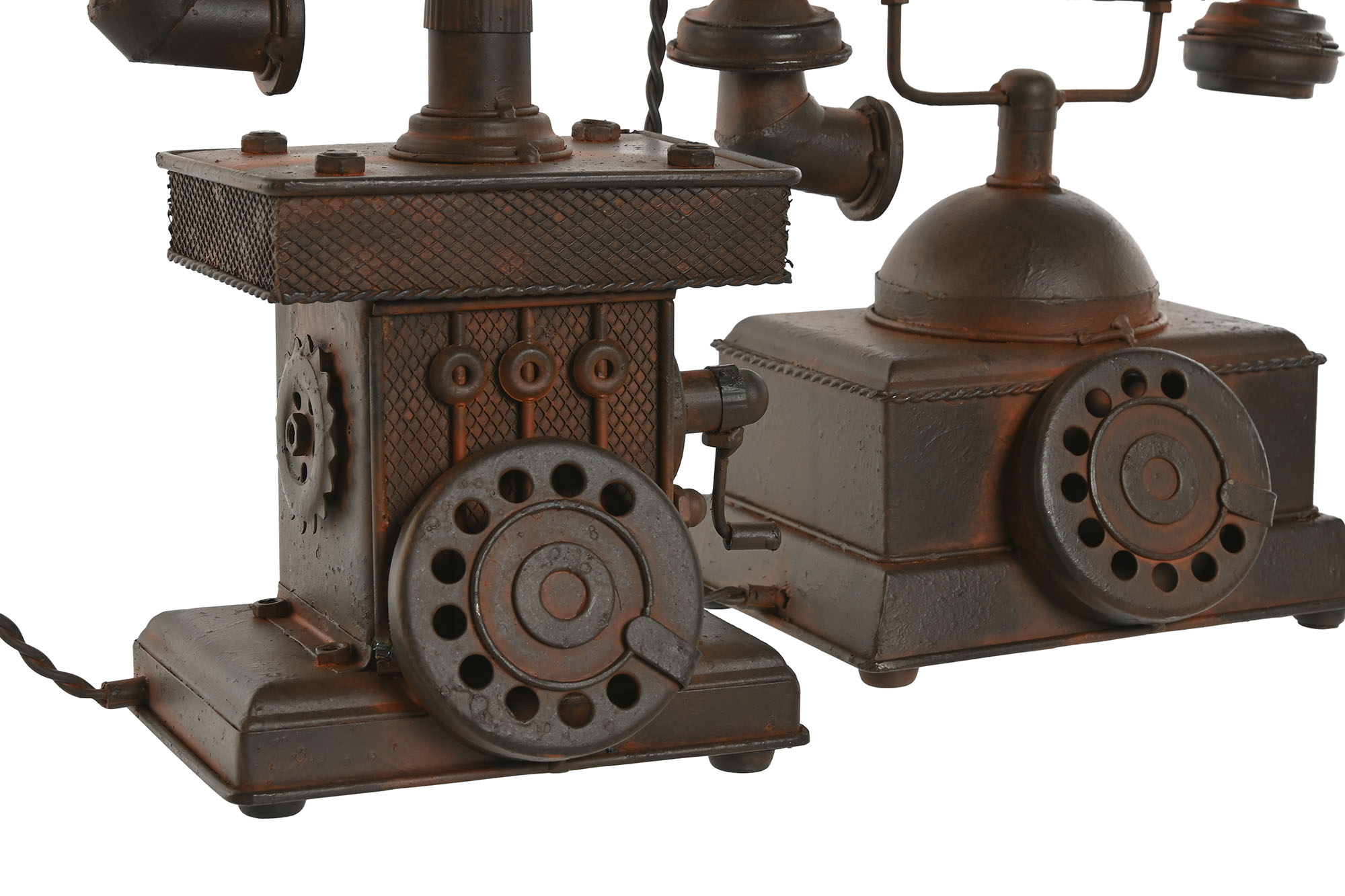 DECORACION METAL 21X12X18 TELEFONO ALTO 2