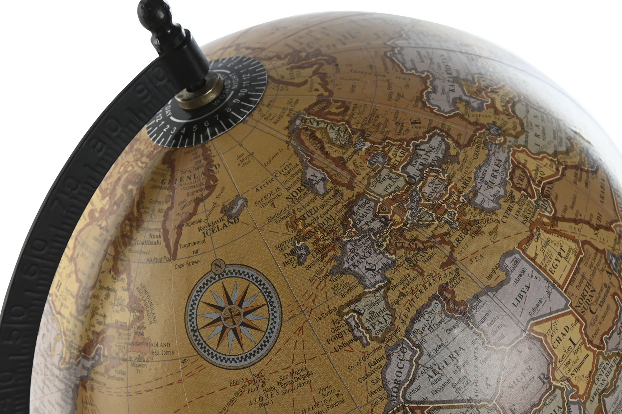 GLOBO TERRAQUEO PVC MANGO 23X22X33CM FLECO BOLAS 3