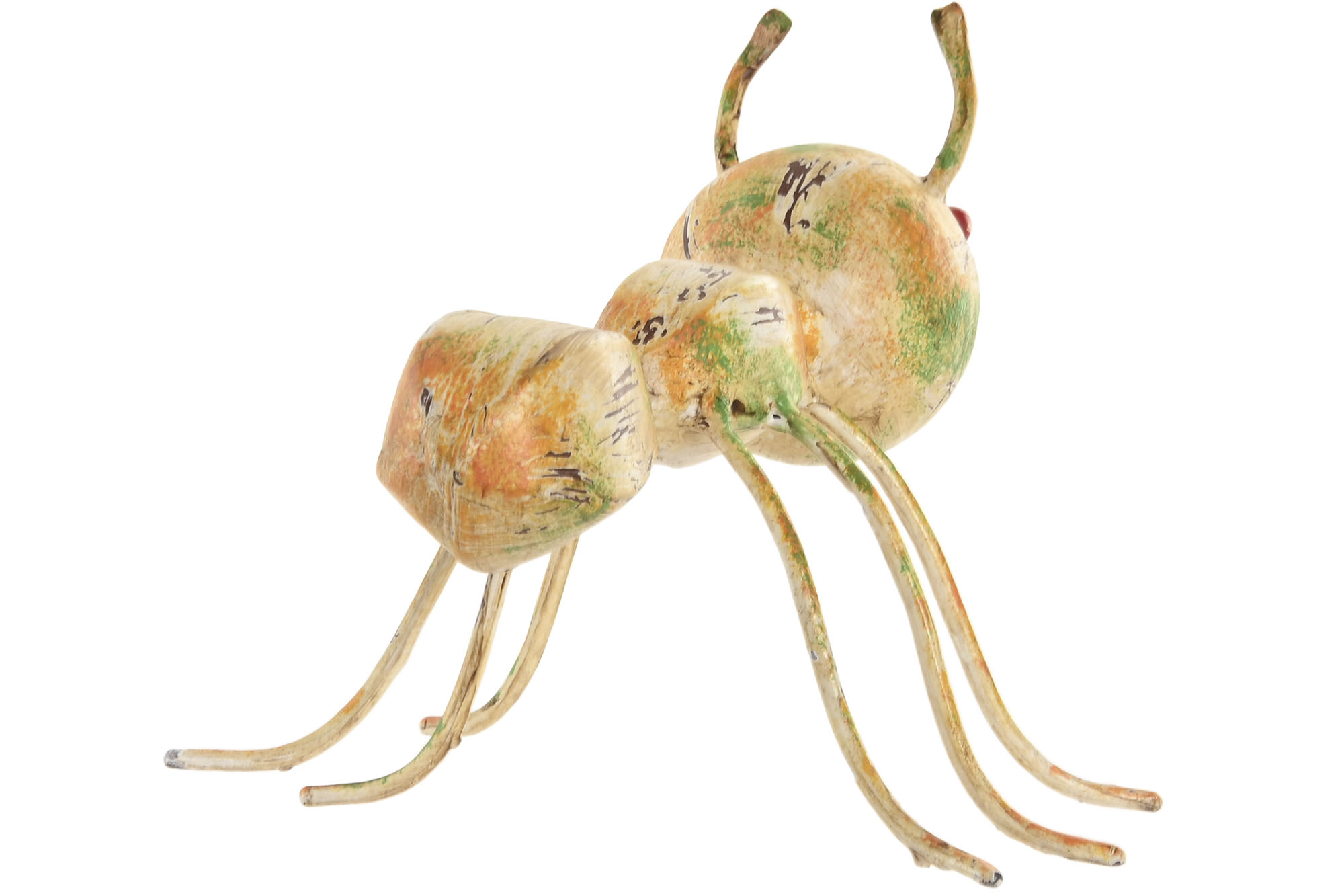 DECORACION METAL 24X23X16 HORMIGA VERDE 3