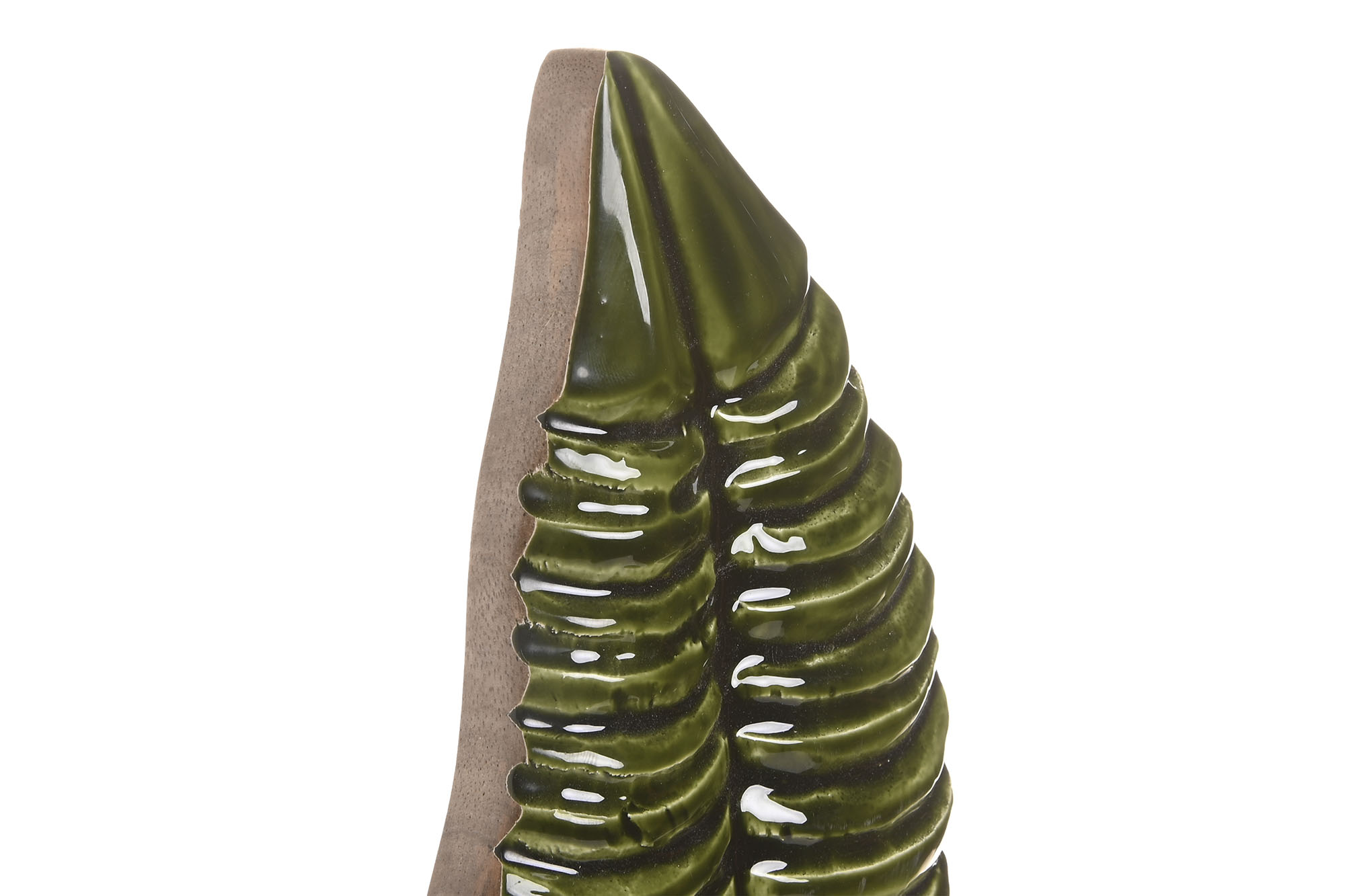 DECORACION  MANGO METAL 22X25X110 HOJA LACADO 2