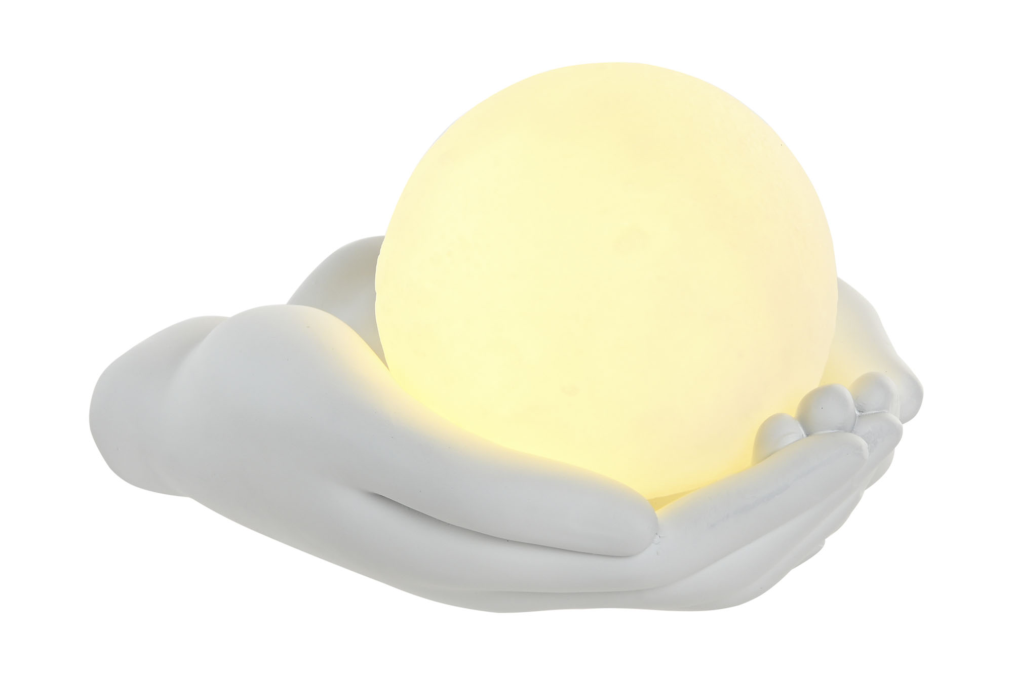 DECORACION LUMINOSA LED RESINA 16X13X10,5 MANO 2