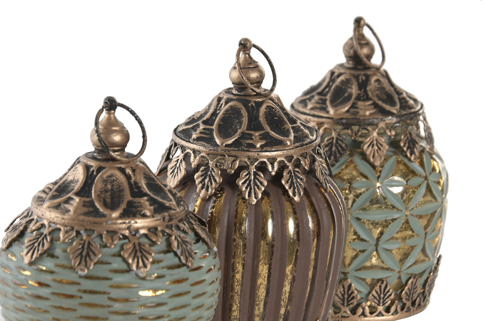 DECORACION LUMINOSA LED 8X8X13 2xAAA FLOR AQUA 3