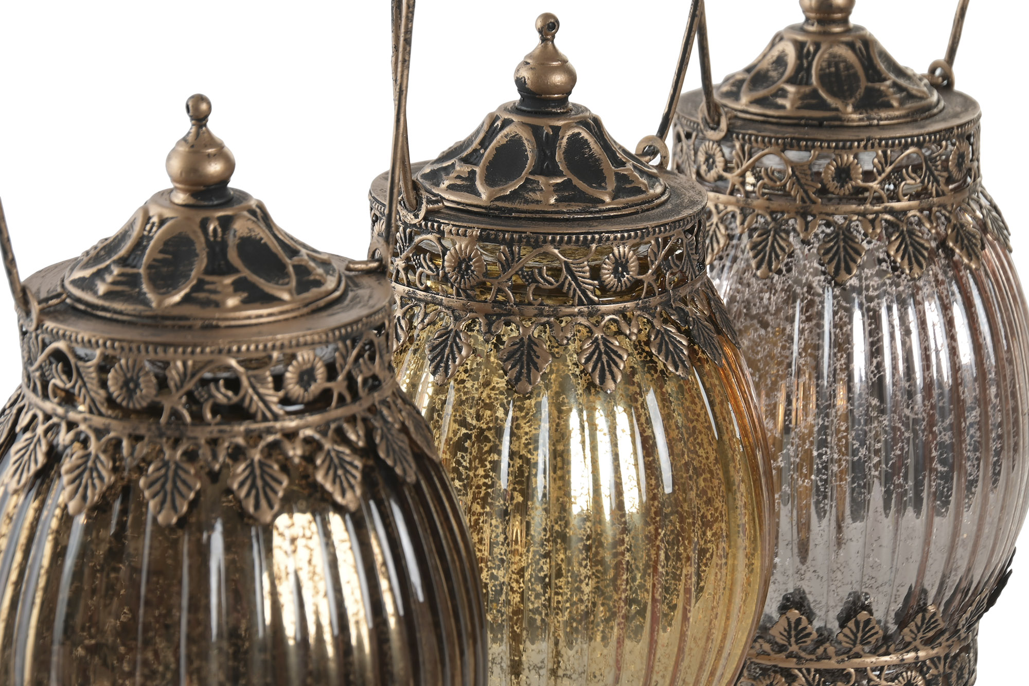 DECORACION LUMINOSA LED 11X11X19 2xAAA ORO 3