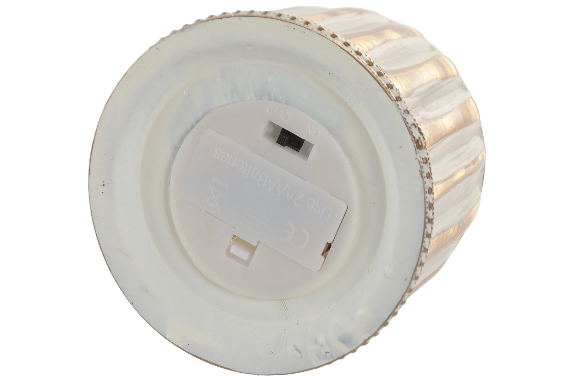 DECORACION LUMINOSA LED CRISTAL 11X11X15 2xAAA 4