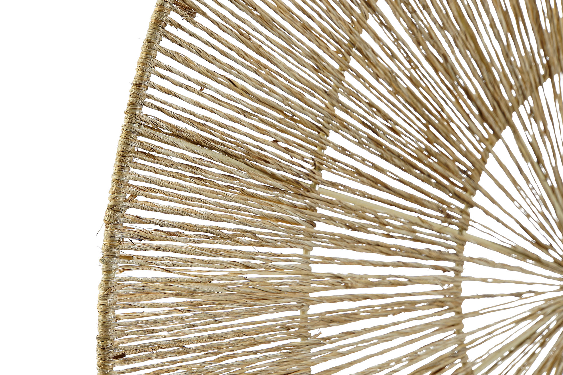 DECORACION PARED YUTE METAL 60X0,5X60 NATURAL 2