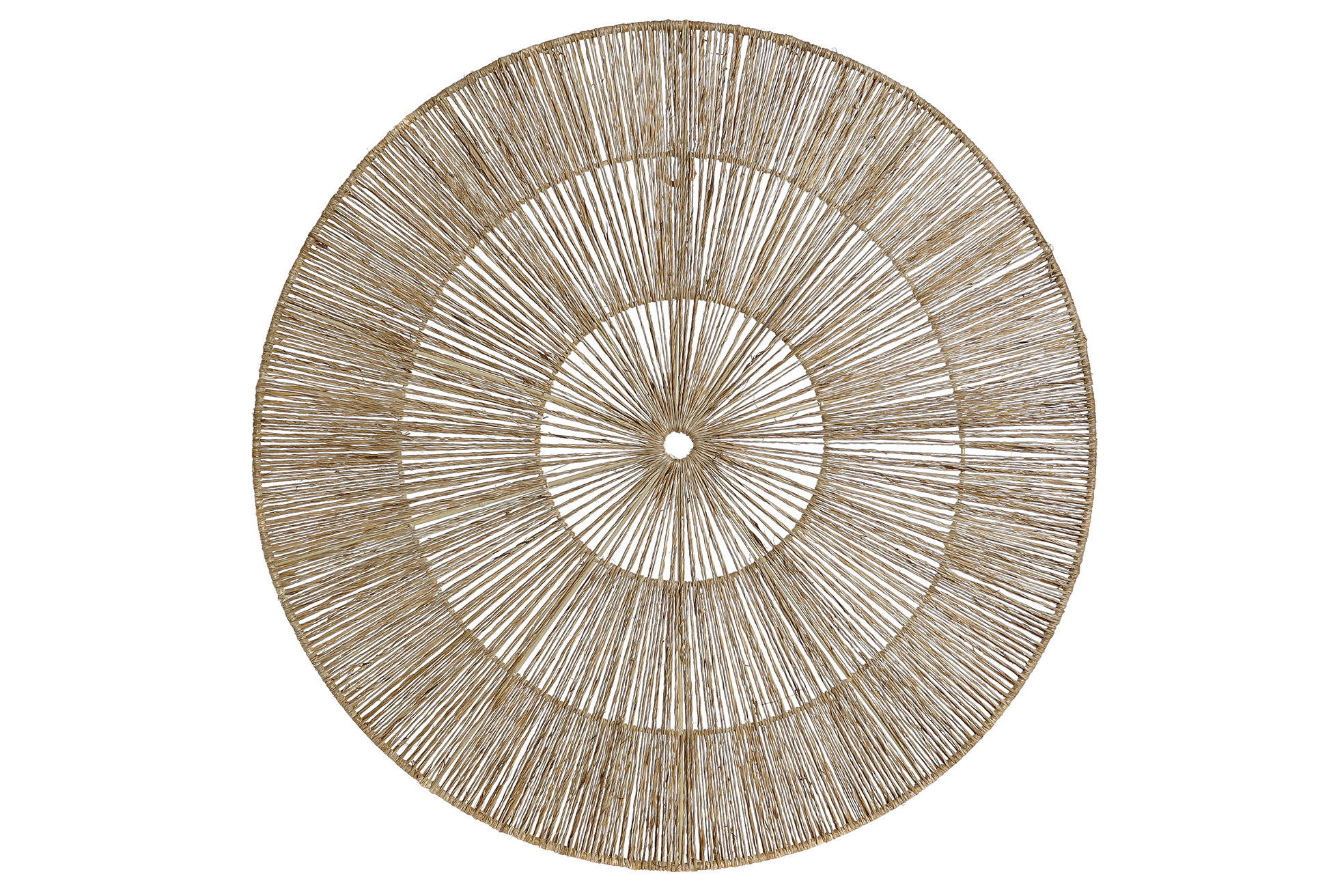 DECORACION PARED YUTE METAL 60X0,5X60 NATURAL