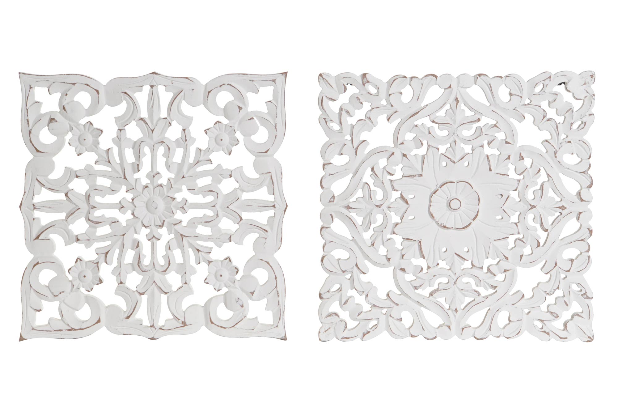DECORACION PARED MDF 30X1,5X30 MANDALA