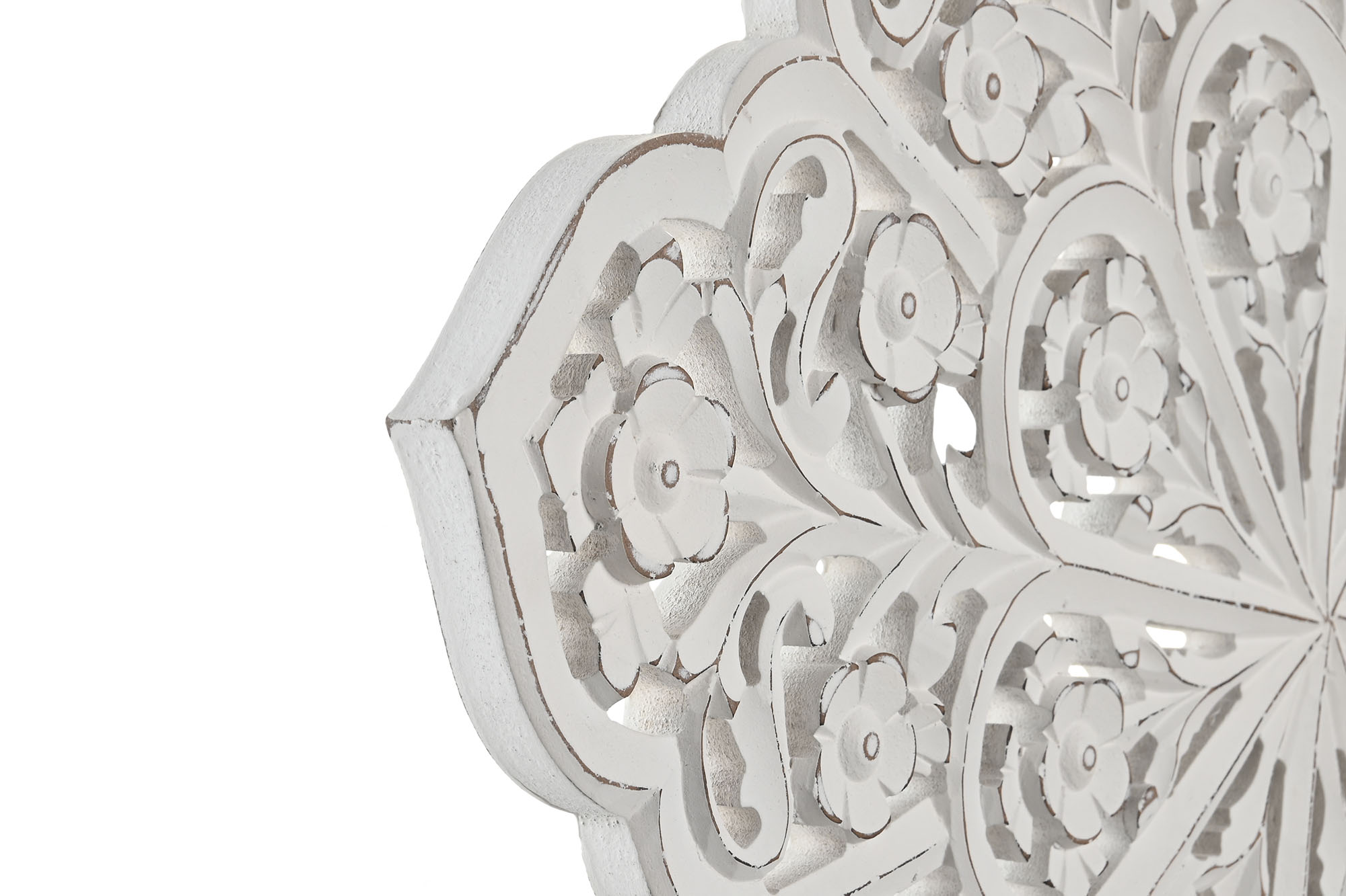 DECORACION PARED MDF 60X1,5X60 ESTRELLA BLANCO 2