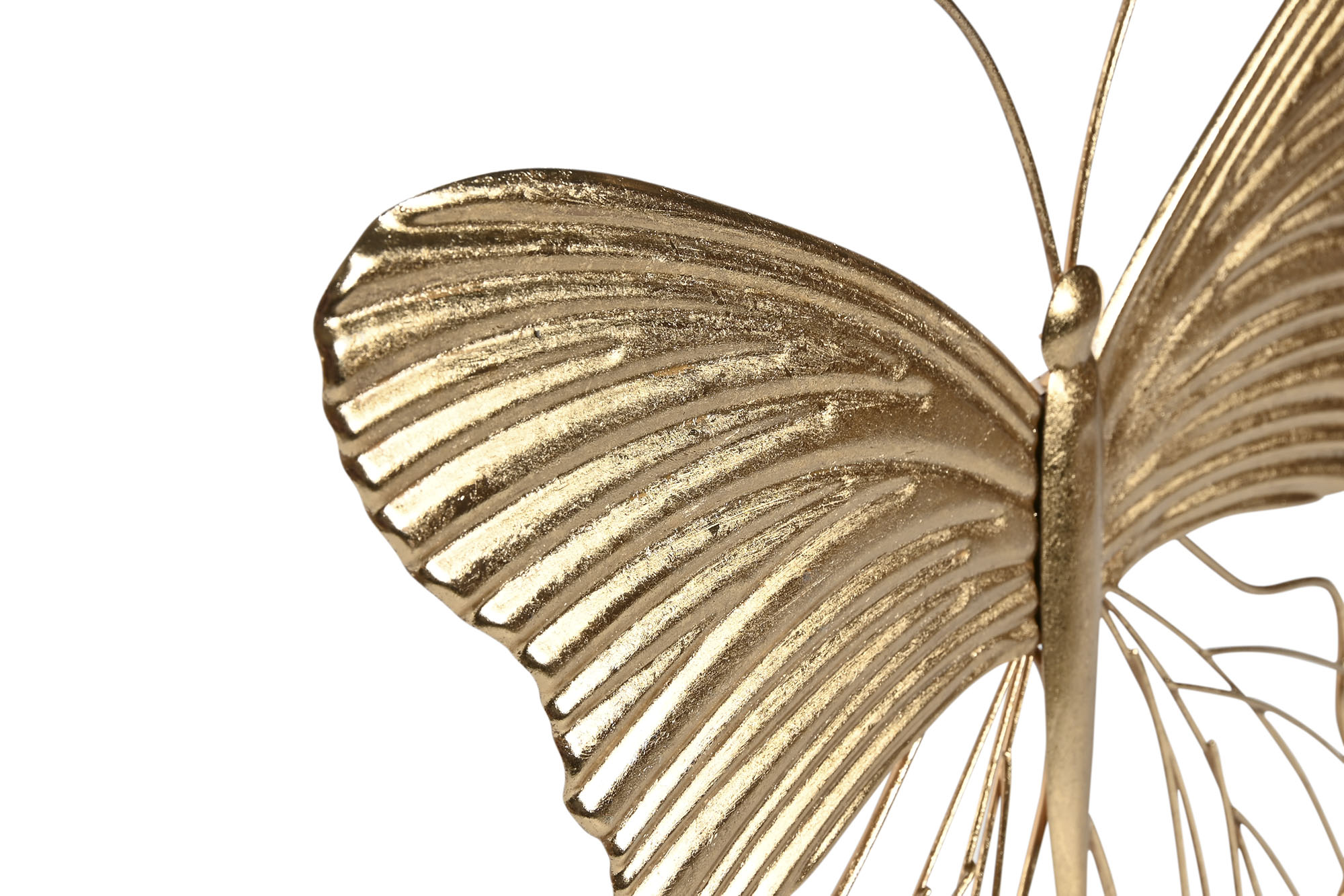 DECORACION PARED METAL 36X3X26 MARIPOSA 2