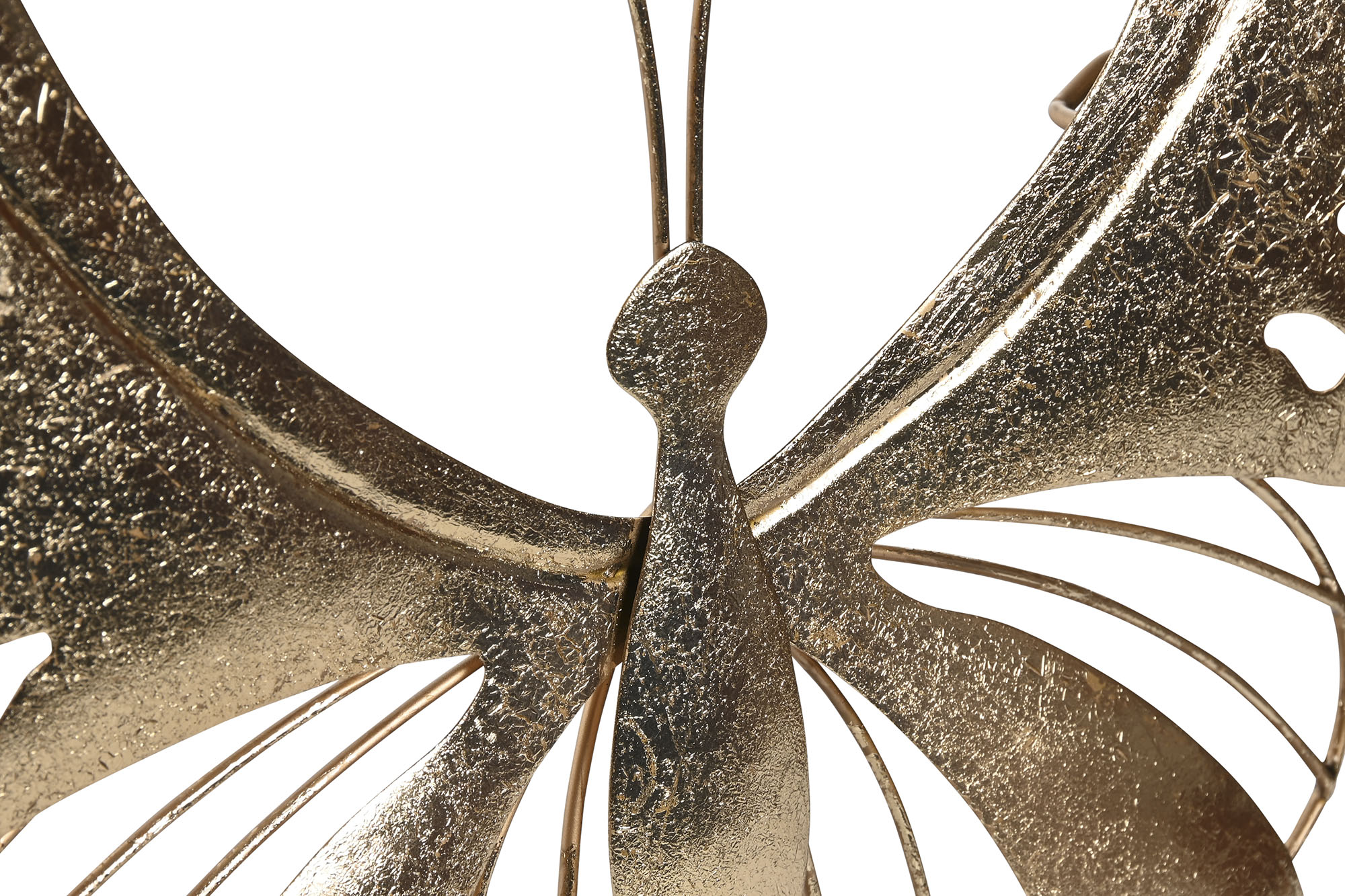 DECORACION PARED METAL 36X3X26 MARIPOSA 3