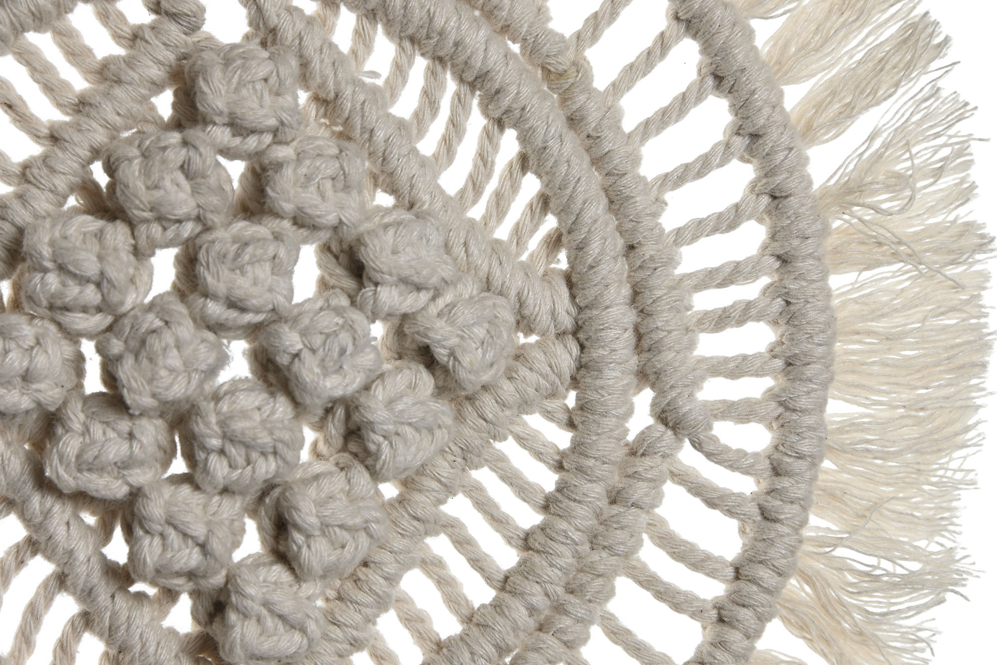 DECORACION PARED SET 3 MACRAME METAL 20X1X20 3