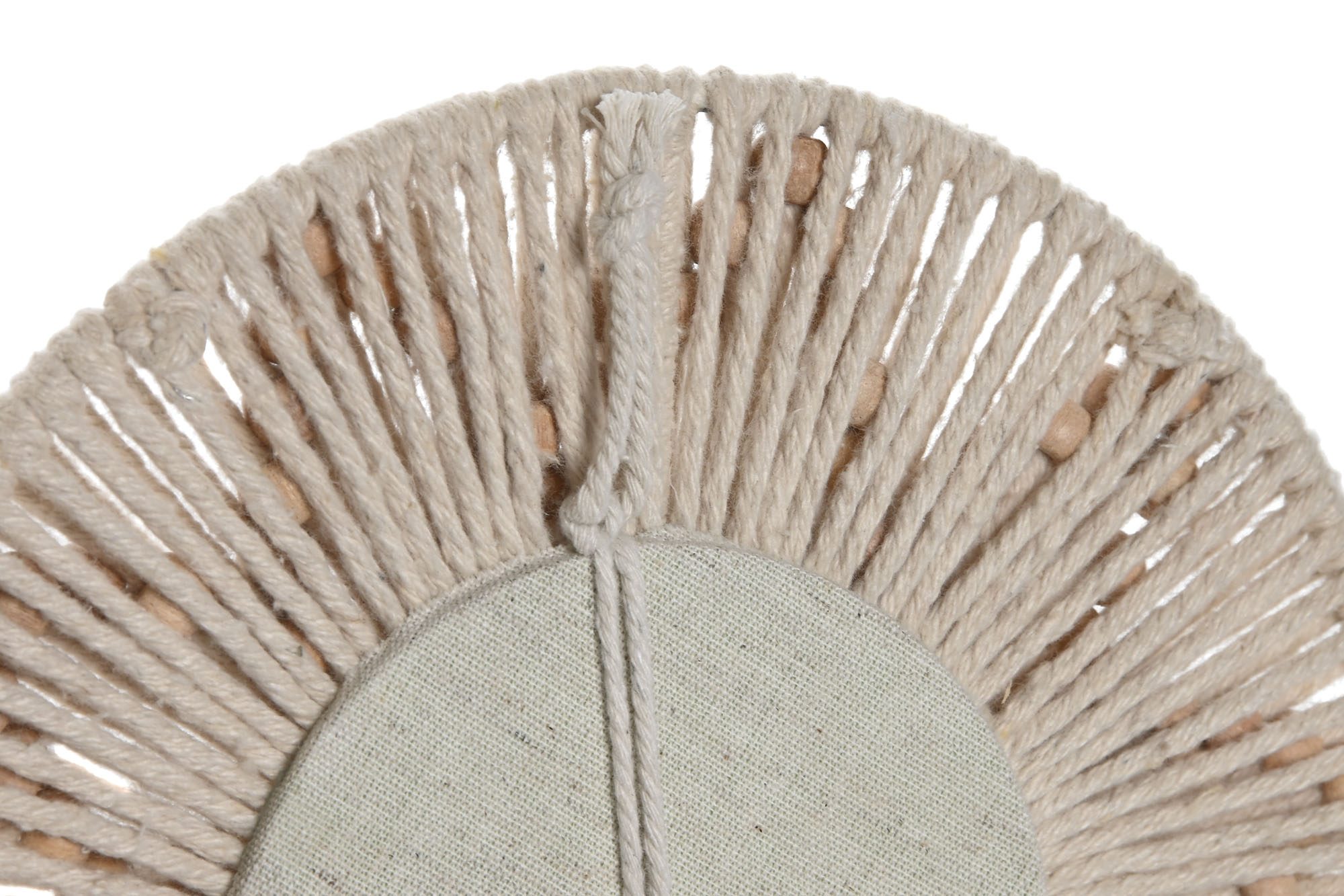 DECORACION PARED SET 3 ALGODON MDF 21X1X21 BLANCO 3