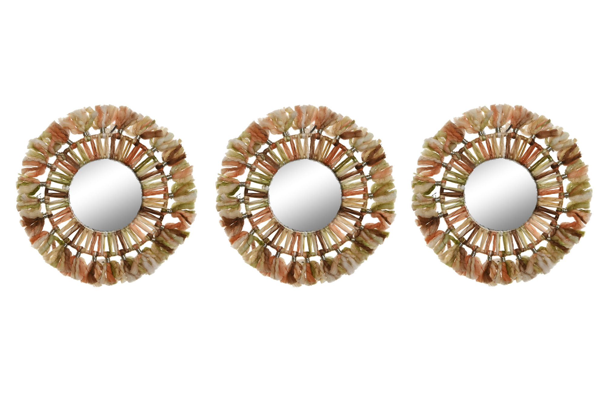 DECORACION PARED SET 3 LANA CRISTAL 20X1X20