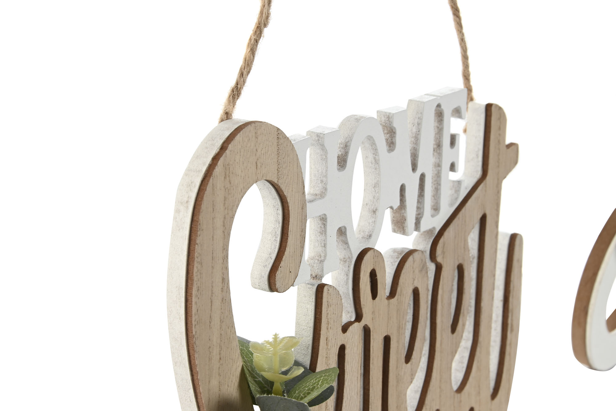 DECORACION COLGANTE MDF PVC 24X0,8X24 HOME 2