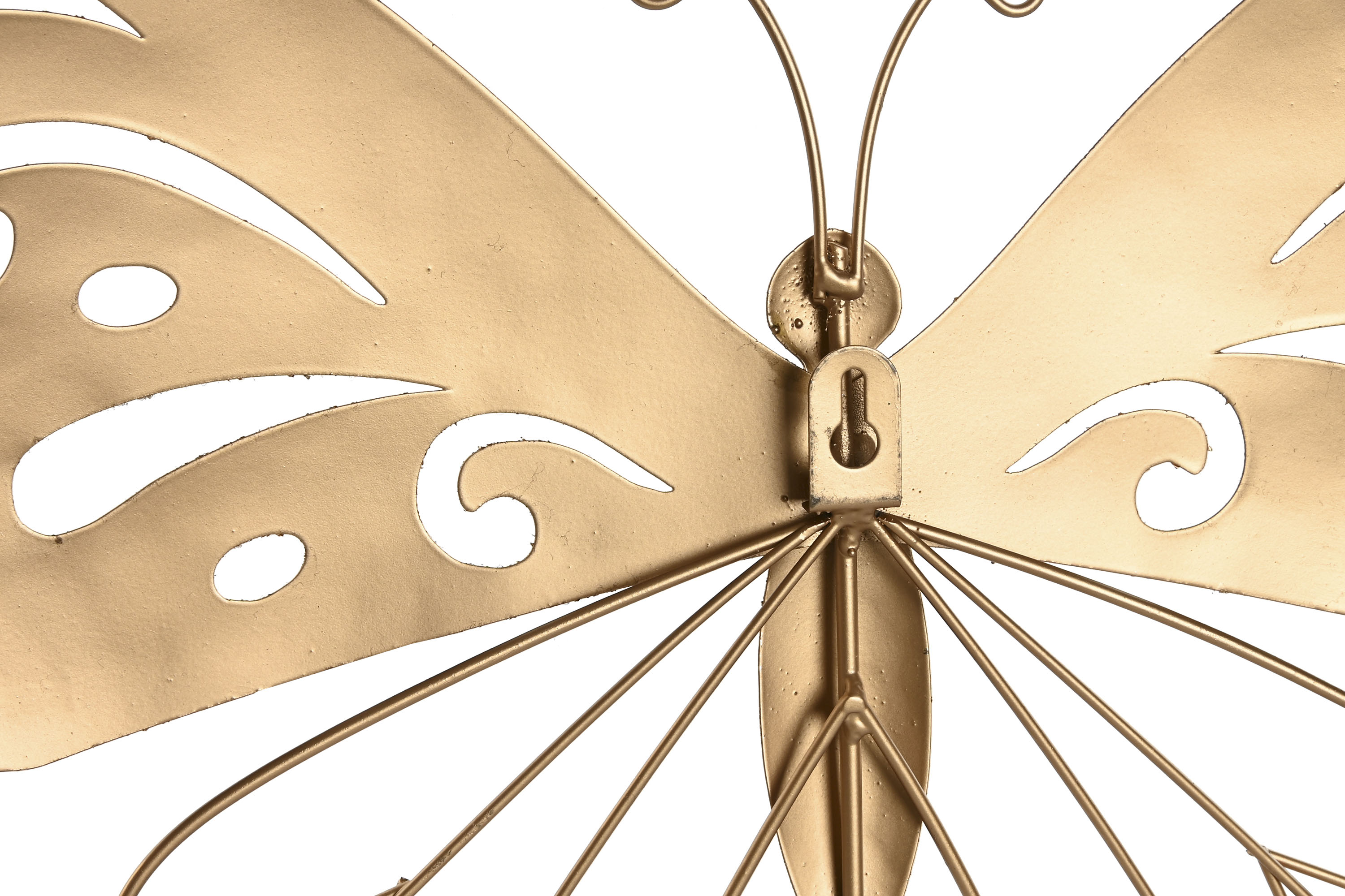 DECORACION PARED METAL 43X2X33 MARIPOSA 3