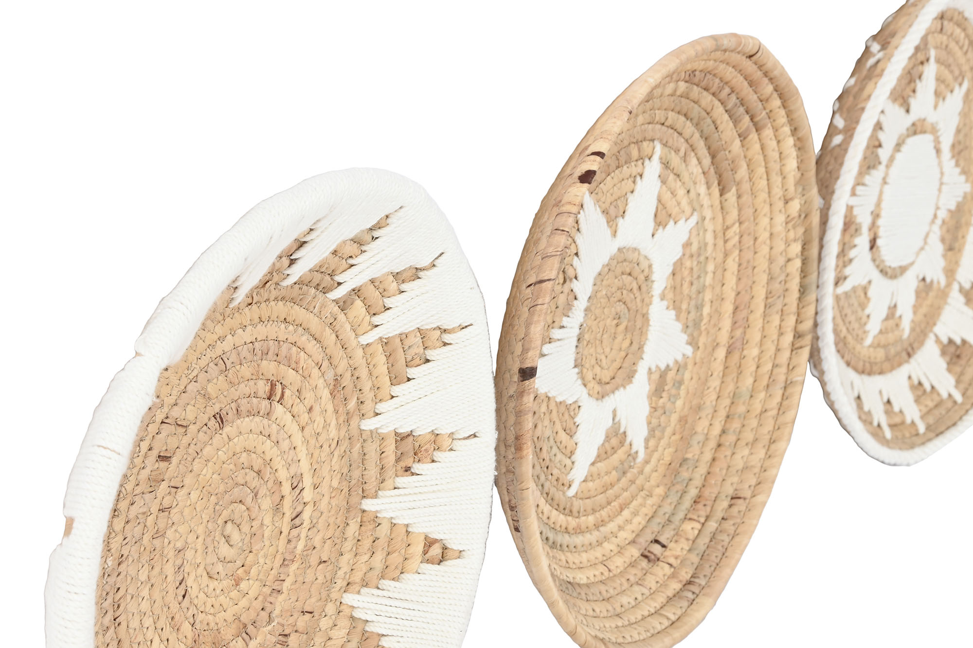 DECORACION PARED SEAGRASS ALGODON 35X5X35CM 2