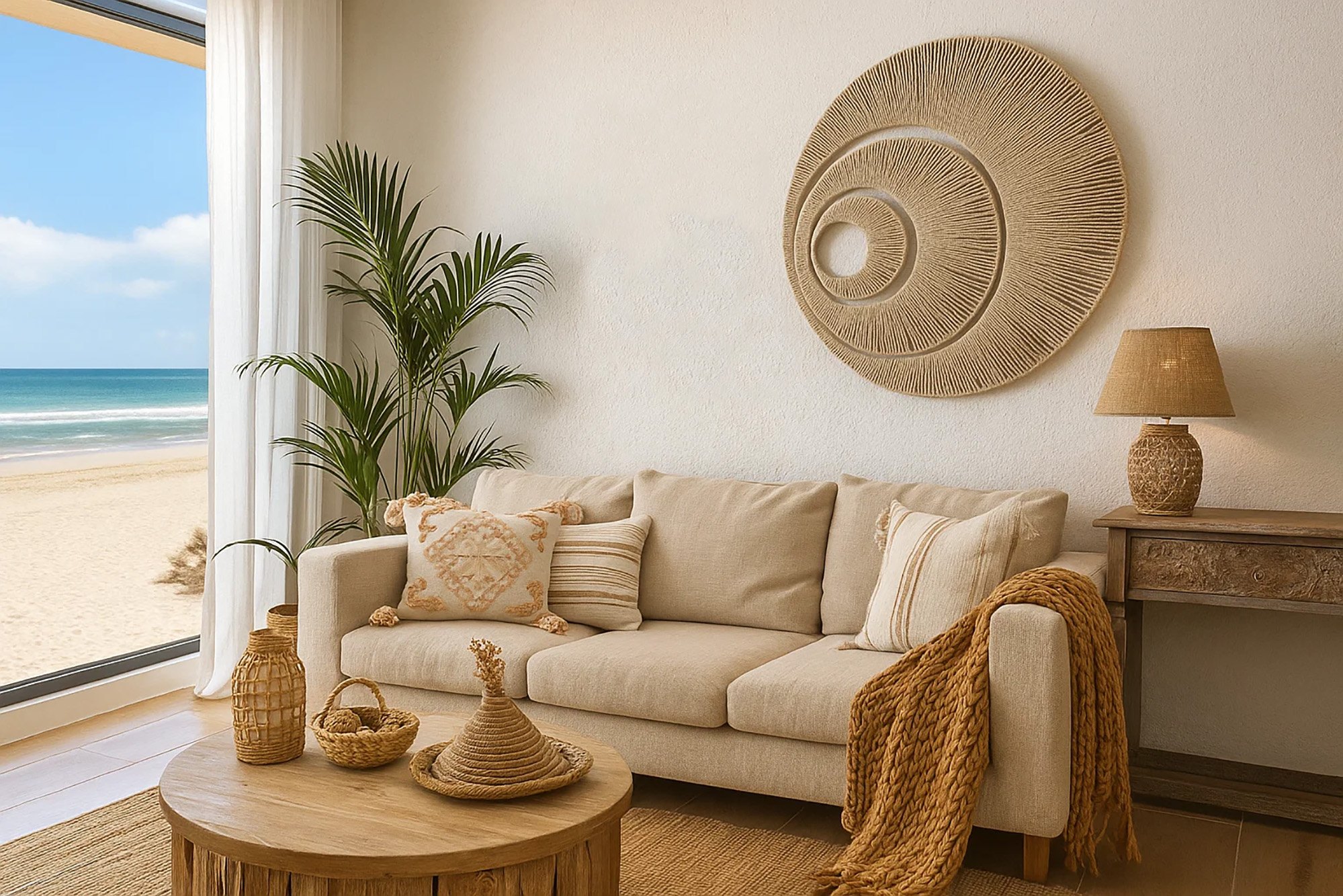 DECORACION PARED FIBRA METAL 60X1X60 LUNA 2