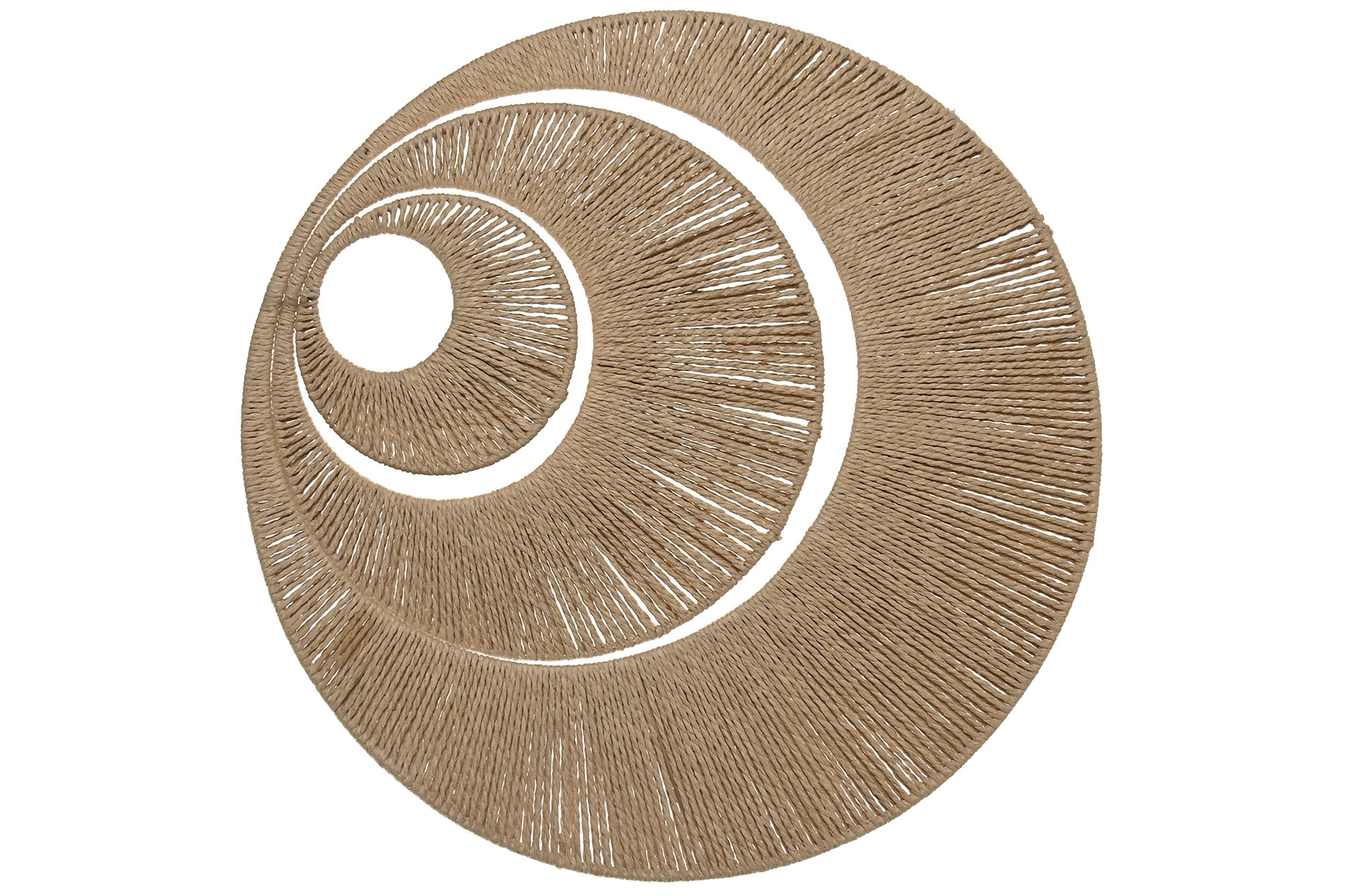 DECORACION PARED FIBRA METAL 60X1X60 LUNA