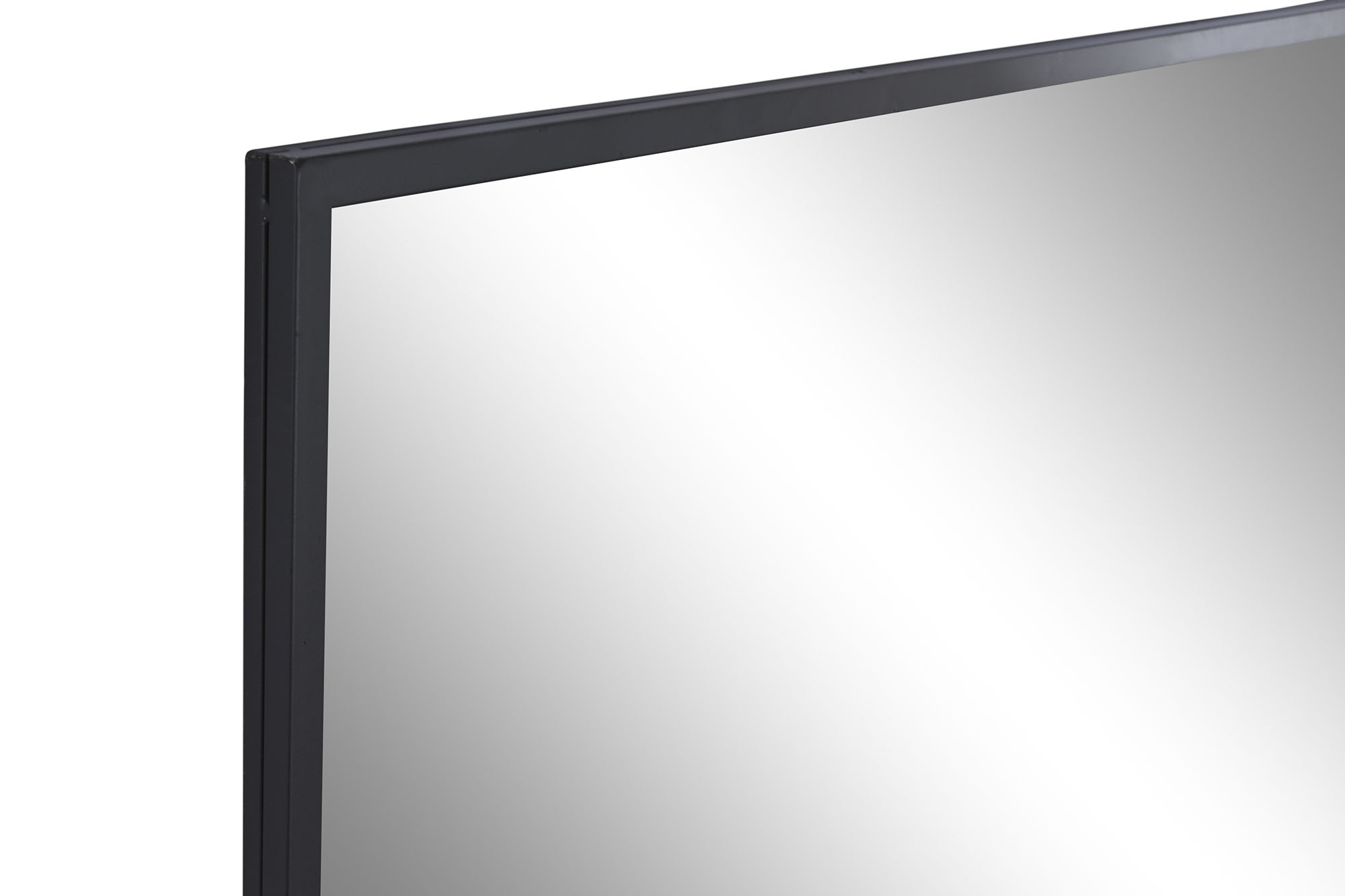 ESPEJO HIERRO CRISTAL 90X2X150 VENTANA NEGRO 2