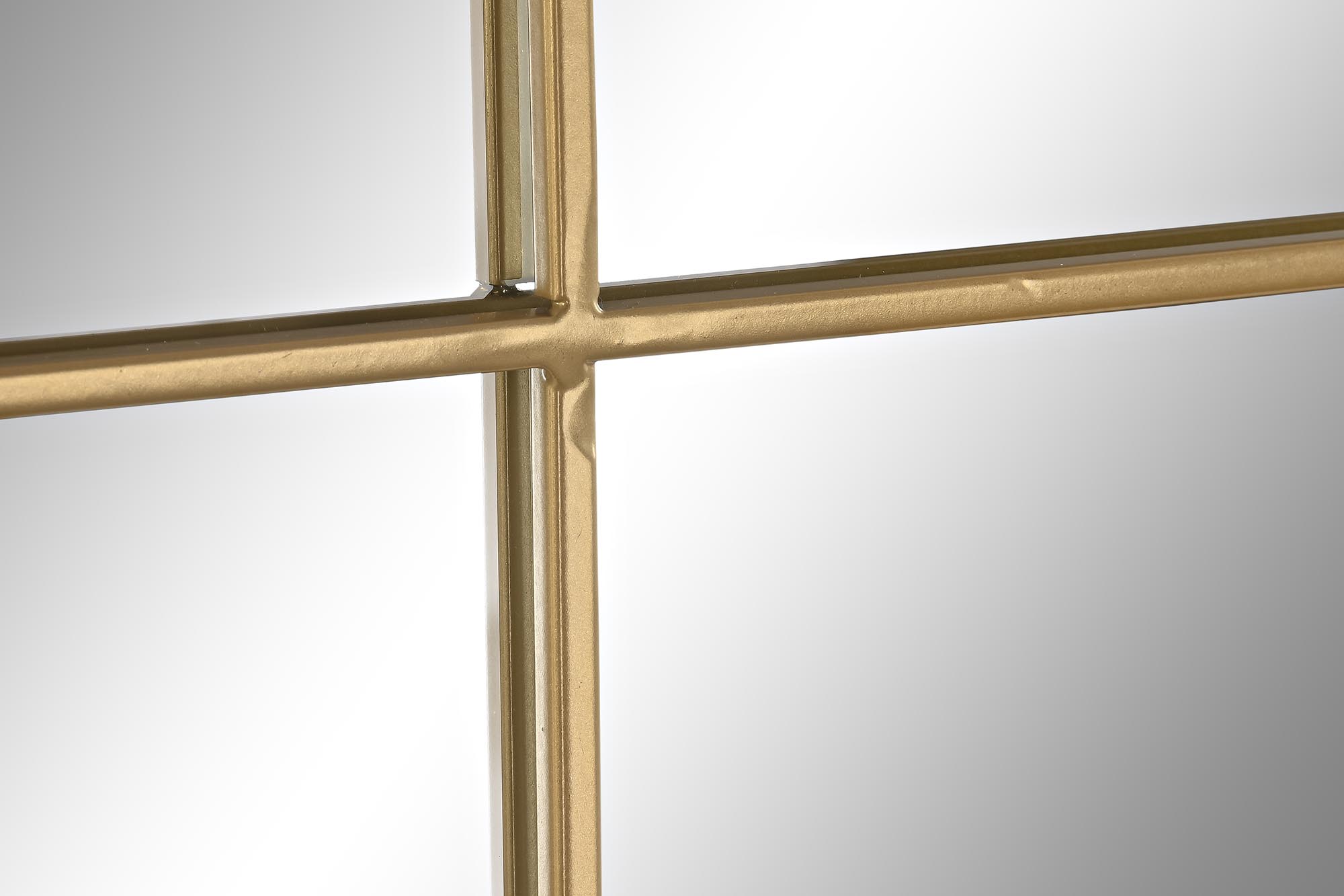 ESPEJO HIERRO CRISTAL 90X2X180 VENTANA DORADO 3