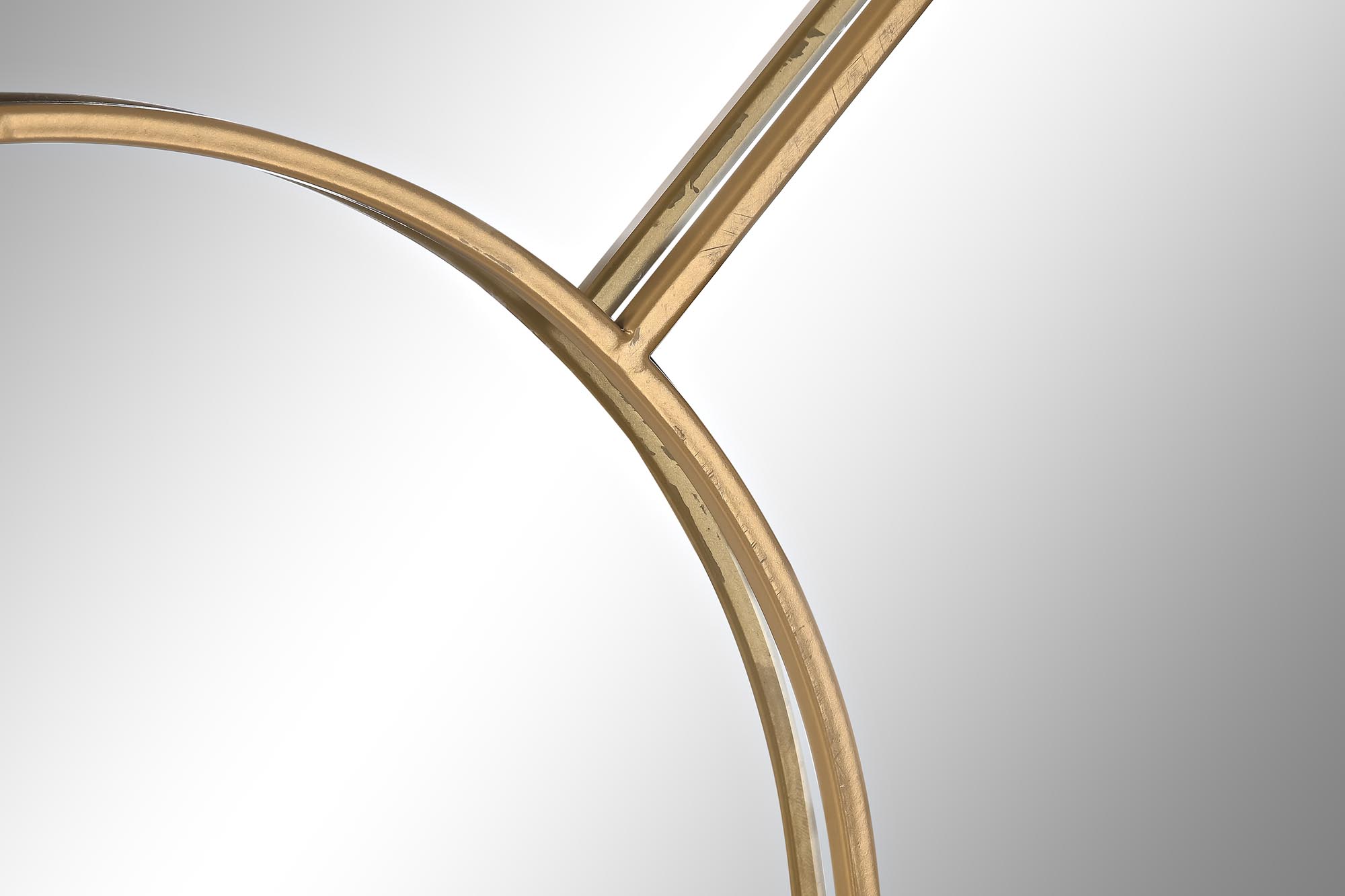 ESPEJO HIERRO CRISTAL 70X2X120 VENTANA DORADO 2