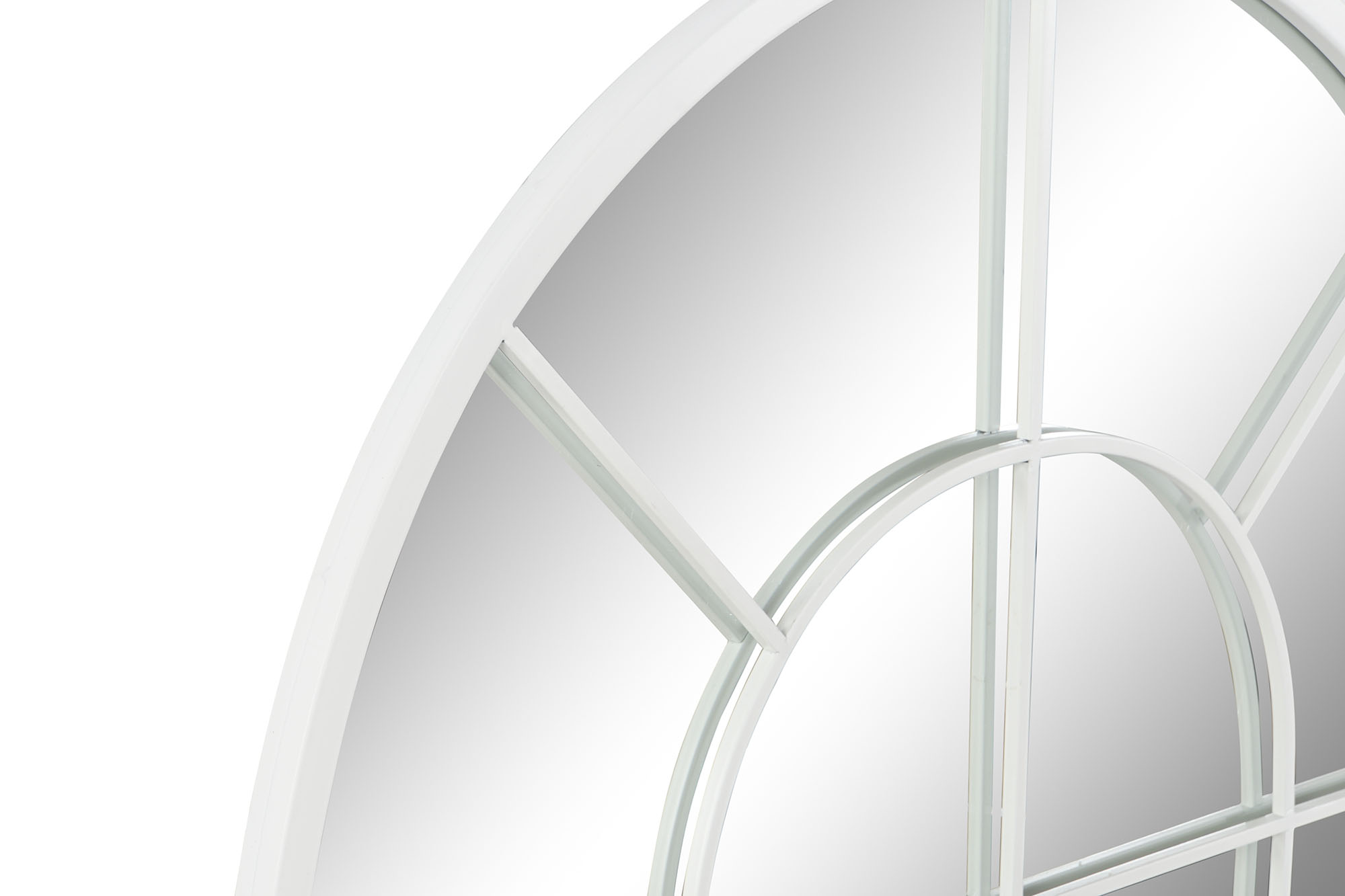 ESPEJO HIERRO CRISTAL 70X2,5X120 VENTANA BLANCO 2