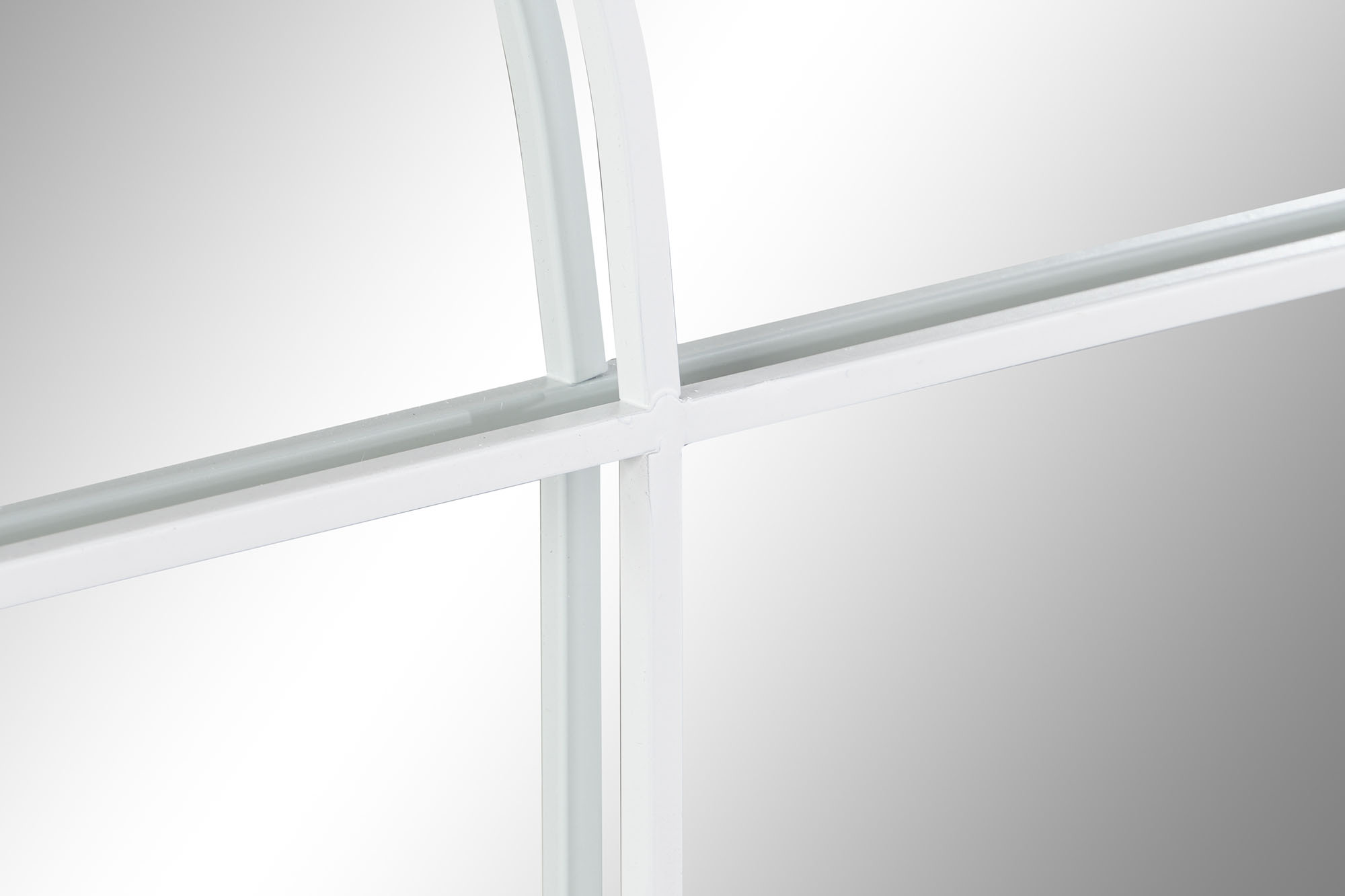 ESPEJO HIERRO CRISTAL 70X2,5X120 VENTANA BLANCO 3