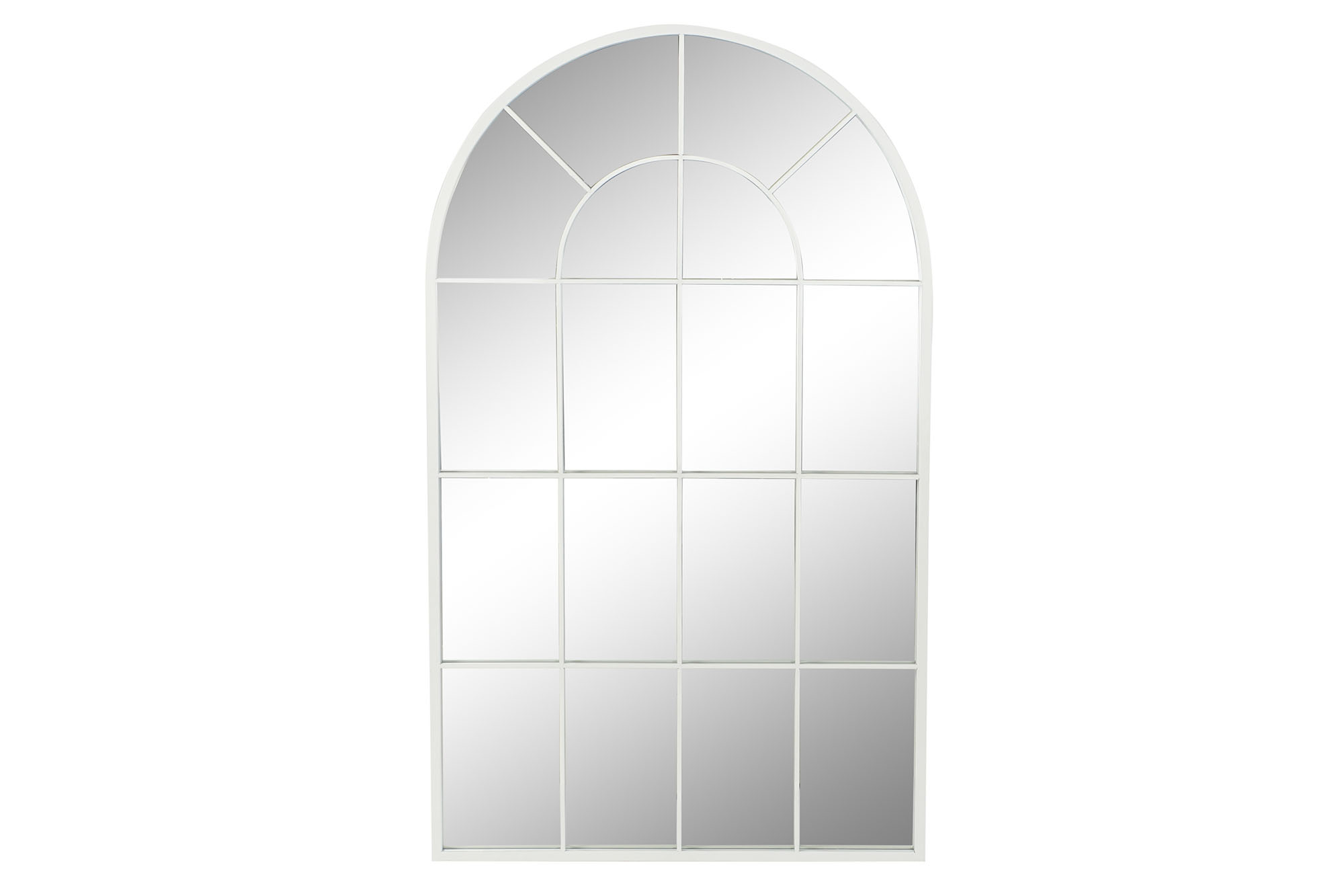 ESPEJO HIERRO CRISTAL 70X2,5X120 VENTANA BLANCO