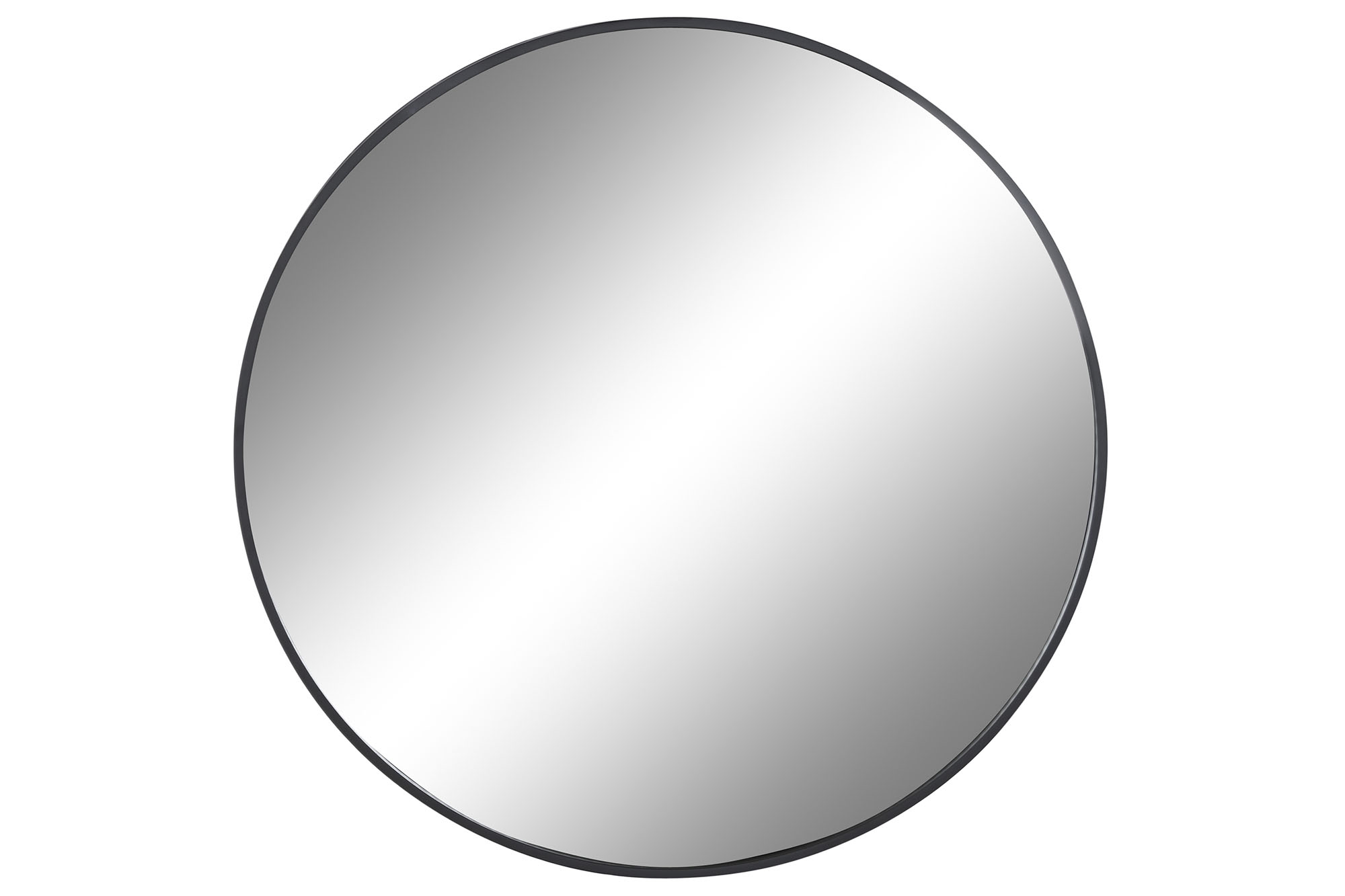 ESPEJO HIERRO CRISTAL 80X2X80 NEGRO
