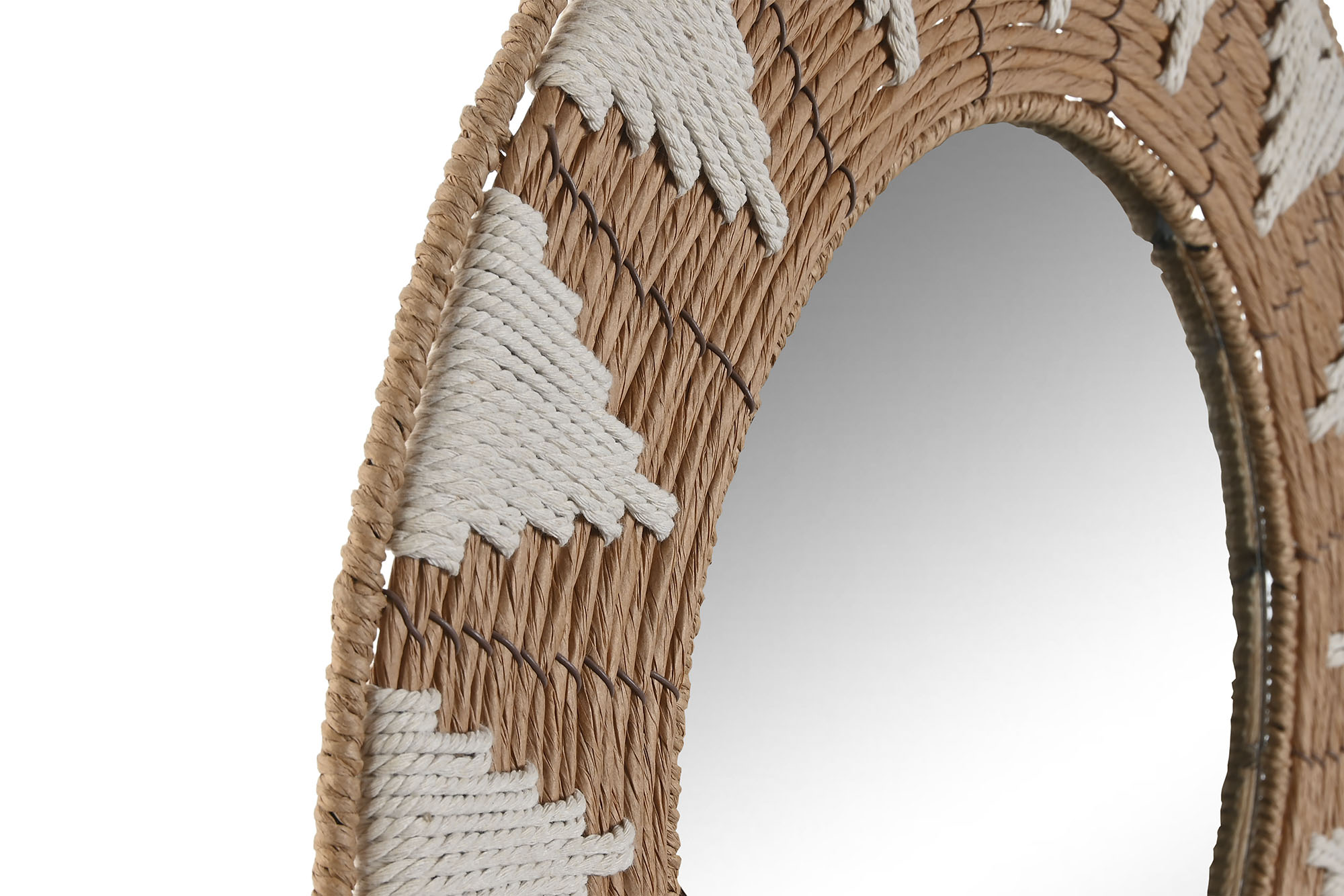 ESPEJO FIBRA 50X2X50 NATURAL 2