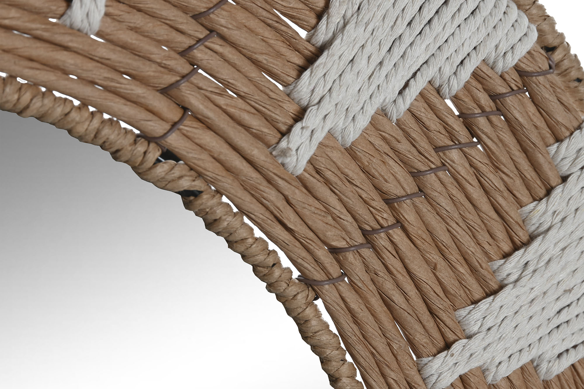 ESPEJO FIBRA 50X2X50 NATURAL 3