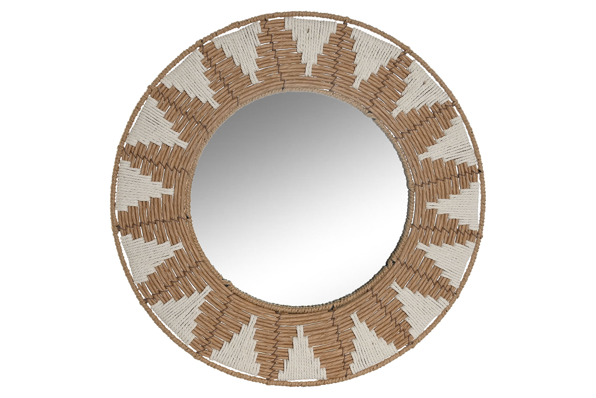 ESPEJO FIBRA 50X2X50 NATURAL