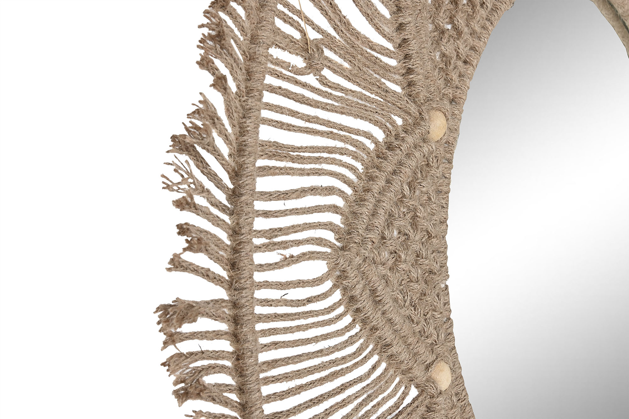 ESPEJO YUTE CRISTAL 76X1X76 NATURAL 2