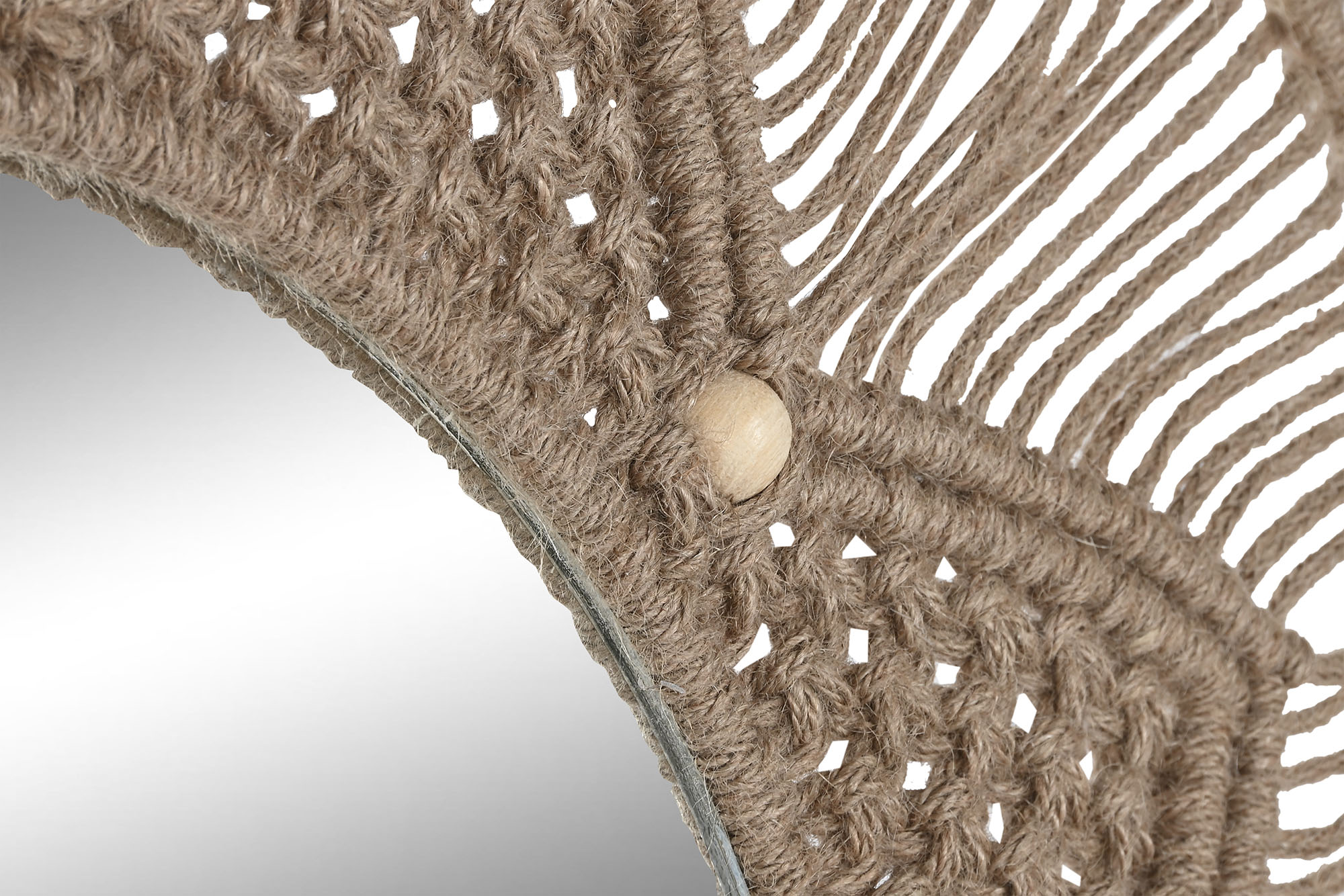 ESPEJO YUTE CRISTAL 76X1X76 NATURAL 3